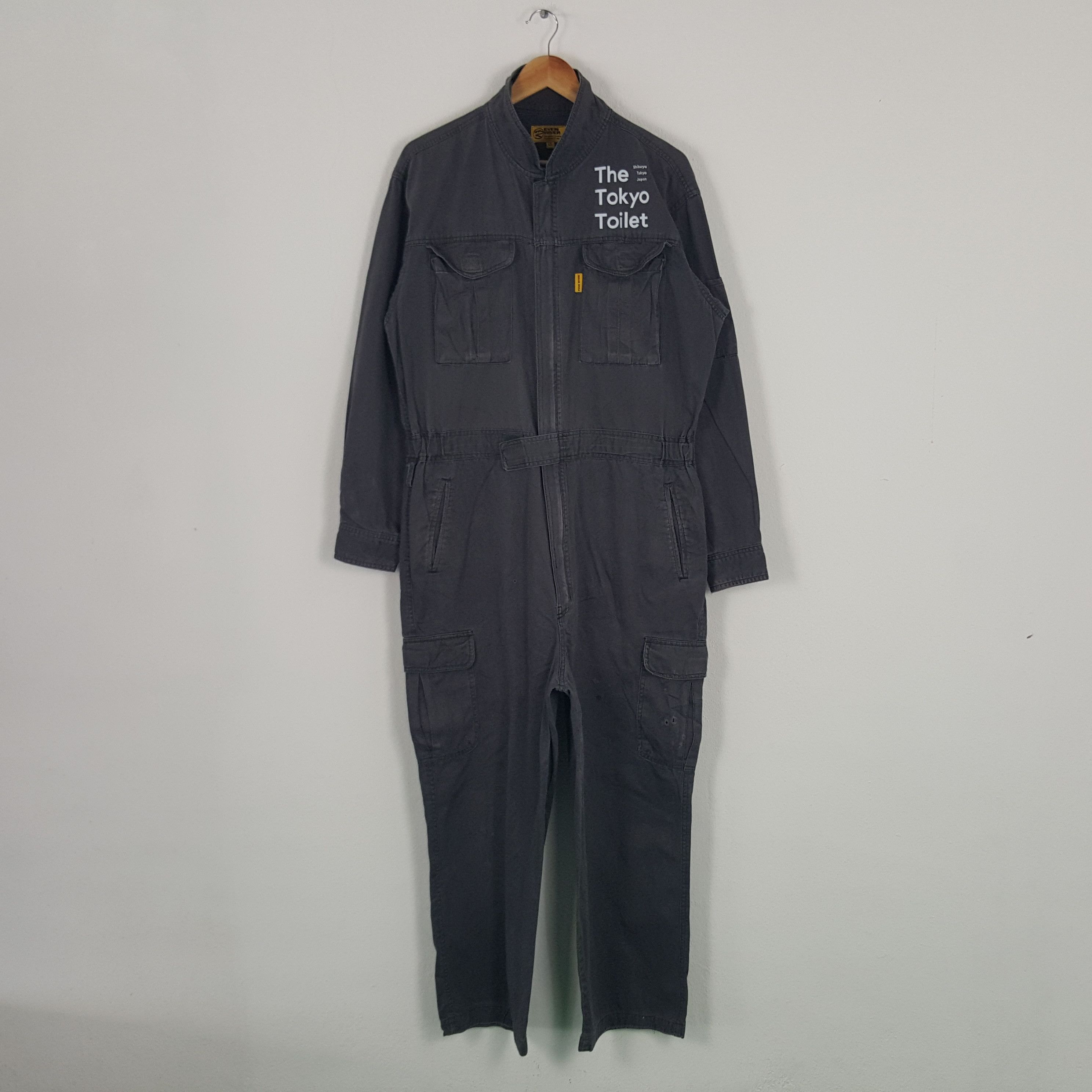 Japanese Brand × Vintage Vintage The Tokyo Toilet Japanese Brand Coverall Jacket Size US L / EU 52-54 / 3 - 4 Thumbnail