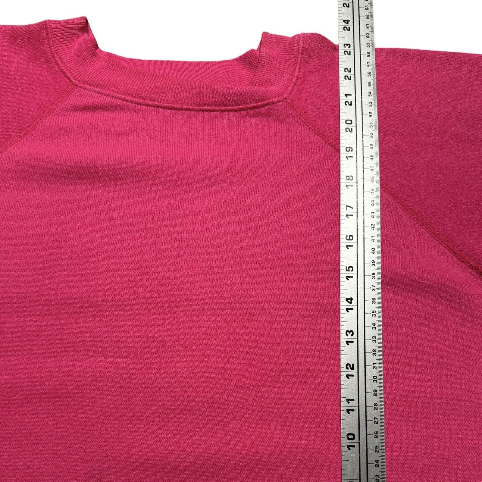 Hanes Vintage 90s Hanes Pullover Raglan Cut Sweatshirt Pink XL Size XL / US 12-14 / IT 48-50 - 5 Thumbnail