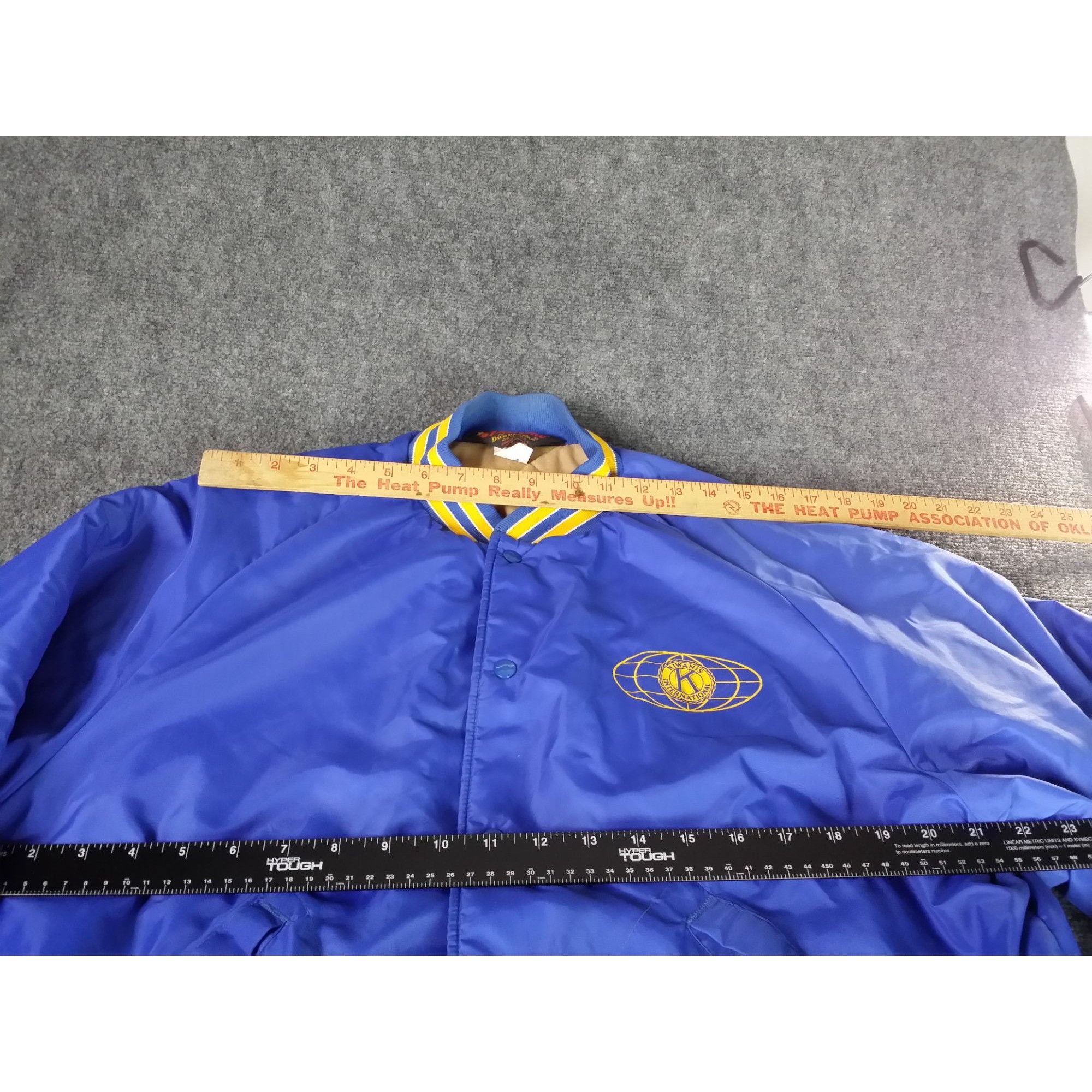 Dunbrooke Vintage Kiwanis Club Of Casper Varsity Jacket Men Sz L 44-46 Size US L / EU 52-54 / 3 - 4 Thumbnail