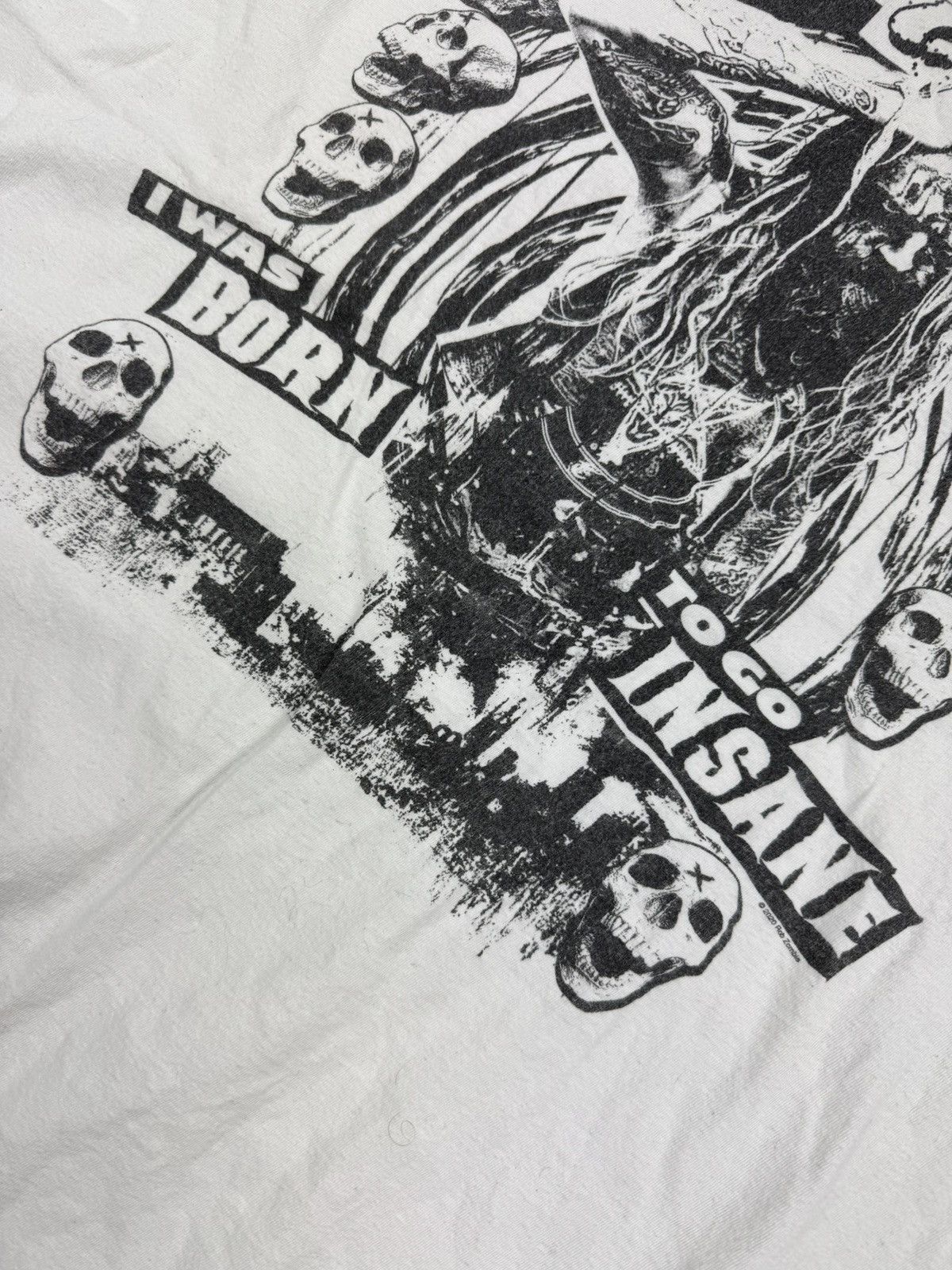 Band Tees × Vintage Vintage 00s Rob Zombie I was born to go insane graphic tee Size US XL / EU 56 / 4 - 6 Thumbnail
