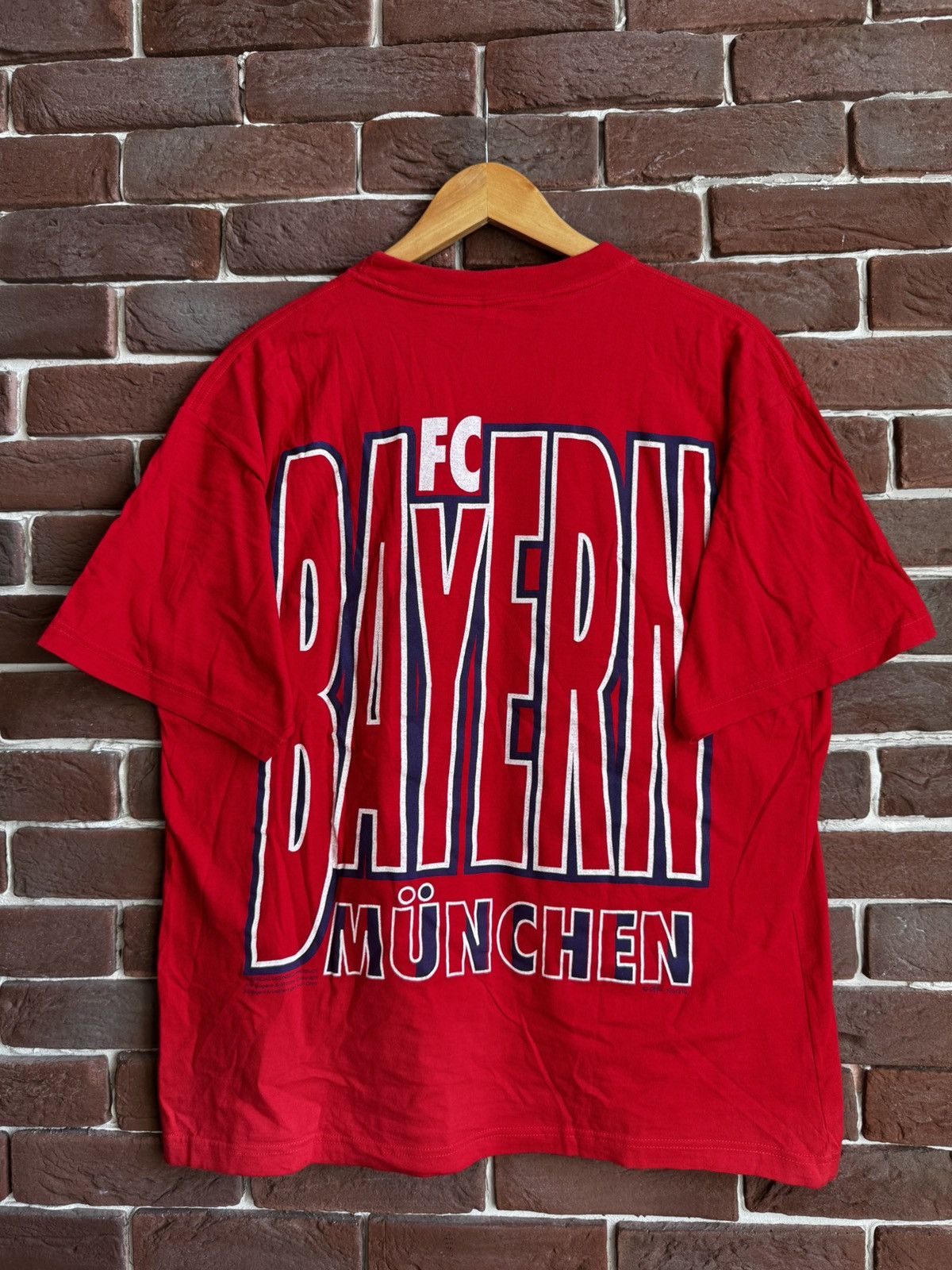 Vintage Rare vintage 90s Bayern Munchen Fc t Shirt Soccer Football Size US XL / EU 56 / 4 - 2 Thumbnail