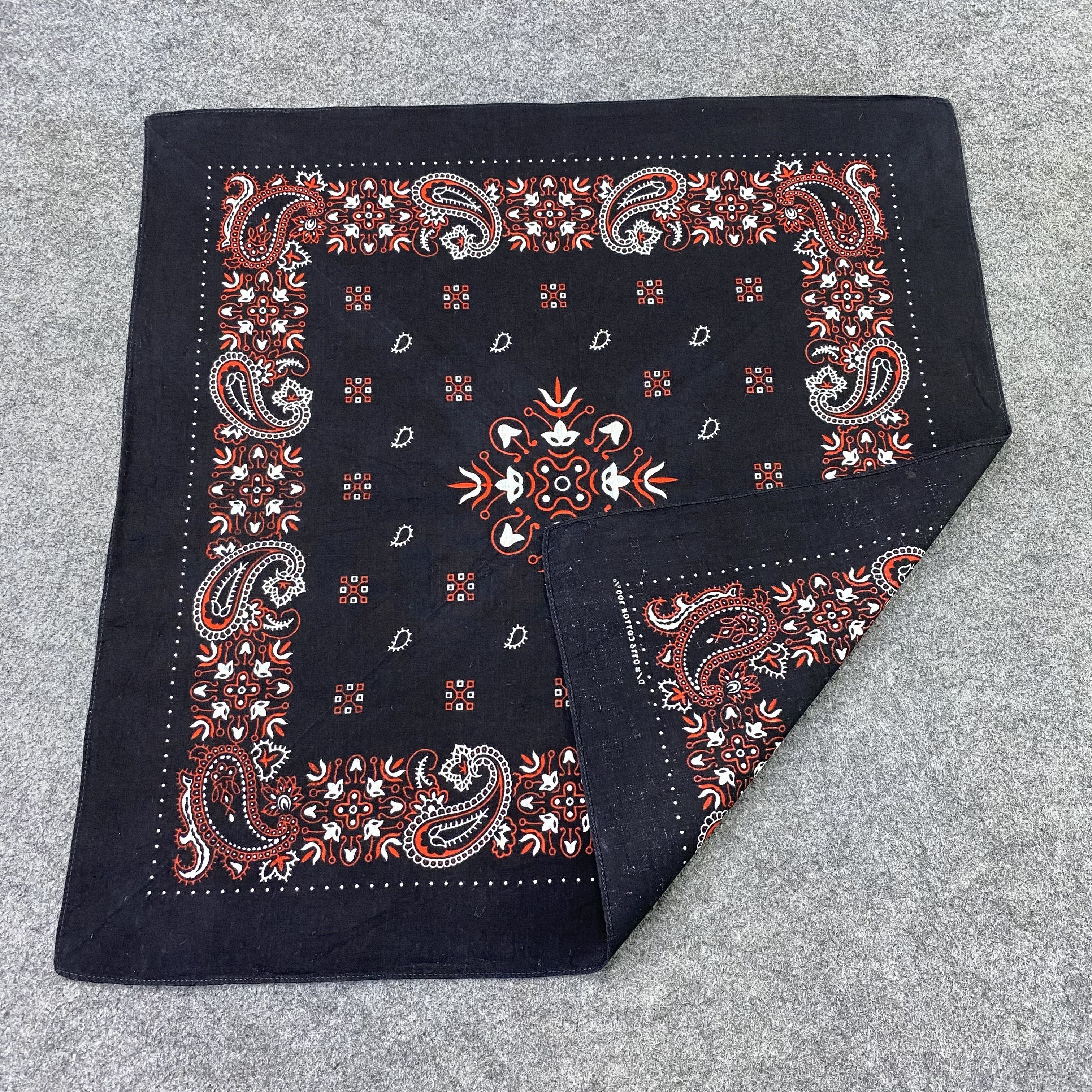 Japanese Brand Paislee Handkerchief / Bandana / Neckerchief-B1428 Size ONE SIZE - 5 Thumbnail