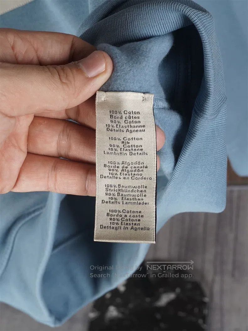 Hermes Hermes Leather Detail Hoodie Size US M / EU 48-50 / 2 - 8 Thumbnail