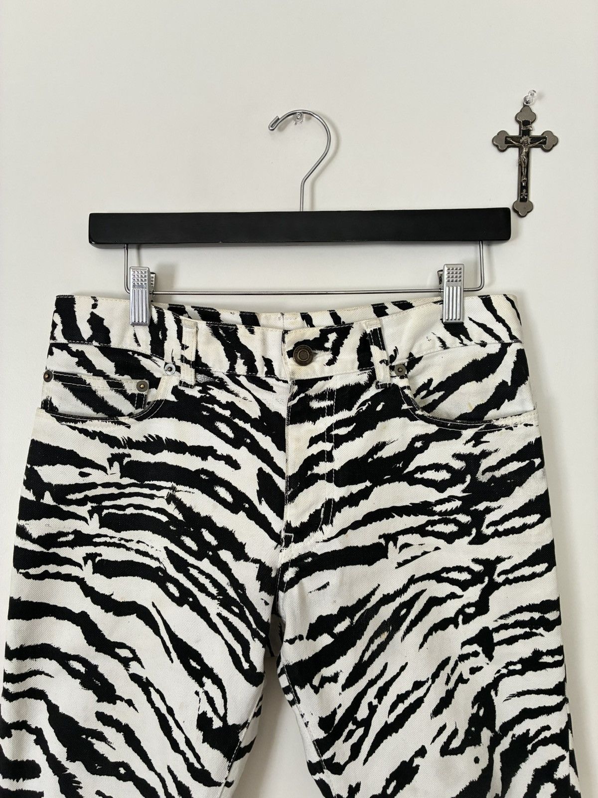 Saint Laurent Paris Saint Laurent Paris SS14 D02 Tiger Denim Size US 30 / EU 46 - 2 Thumbnail