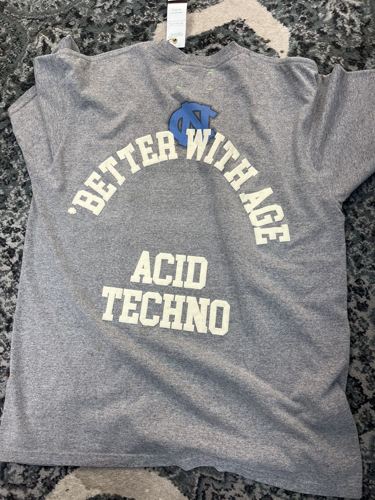 Better With Age Better With Age Acid Techno UNC T - Shirt Grey 2XL New Size US XXL / EU 58 / 5 - 2 Thumbnail