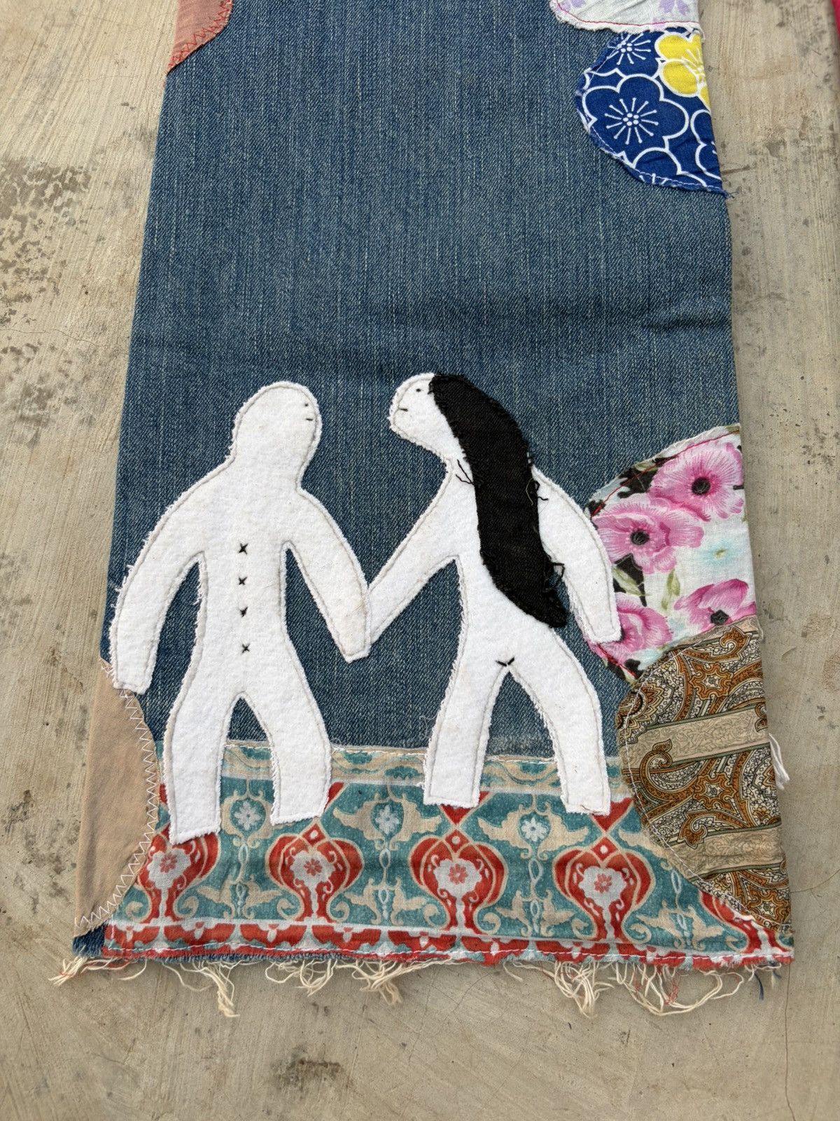 Kapital Archive 00s Kapital Kiro Hirata Patchwork Boro Flared Denim Size US 32 / EU 48 - 12 Thumbnail