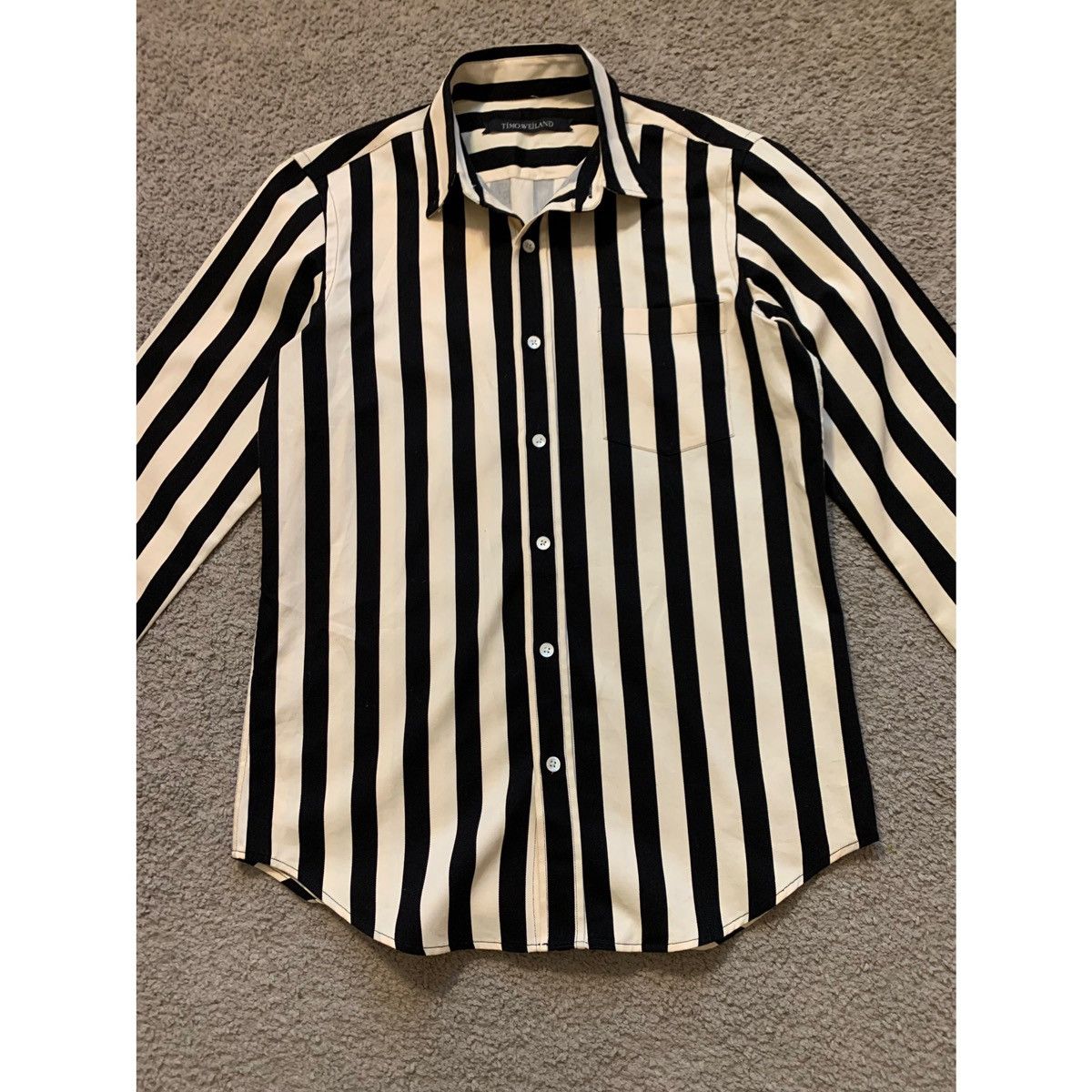 Timo Weiland TIMO WEILAND STRIP SHIRT Size US S / EU 44-46 / 1 - 4 Thumbnail
