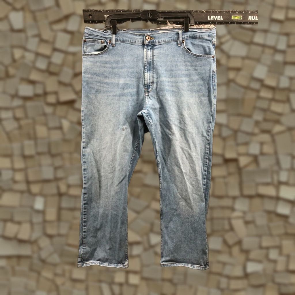 Wrangler VINTAGE Wrangler Relaxed Boot Jeans 42x30 Mens Mid Wash Blue 5-Pocket Denim Jeans Brand Wrangler, Classic, Modern Mens Size US 42 / EU 58 - 1 Thumbnail