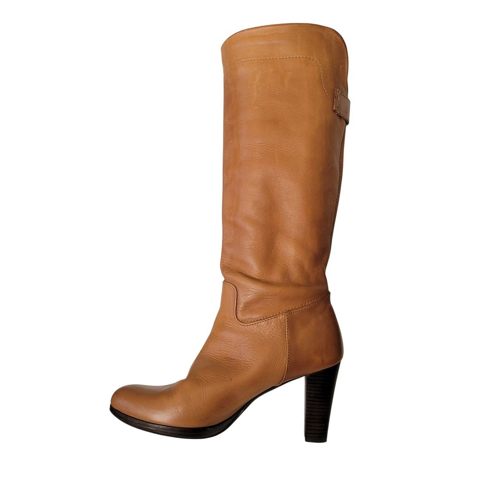 Massimo Dutti Massimo Dutti Knee High Leather Women Boots Brown Size US 9 Size US 9 / IT 39 - 3 Thumbnail