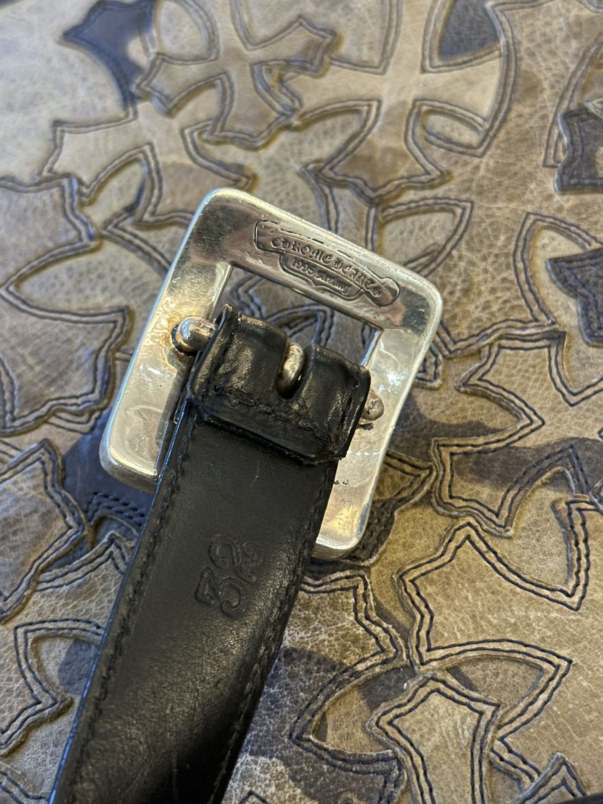 Chrome Hearts CHROME HEARTS MINI OJC BELT SZ 32 Size 32 - 2 Thumbnail