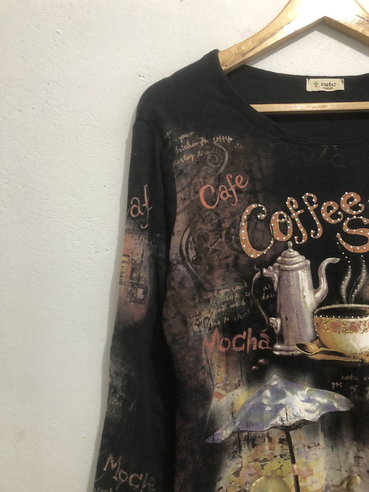 Beauty Beast Japan Gothic Poem Coffe Shop Art Full Print LongSlevee Size US M / EU 48-50 / 2 - 5 Thumbnail