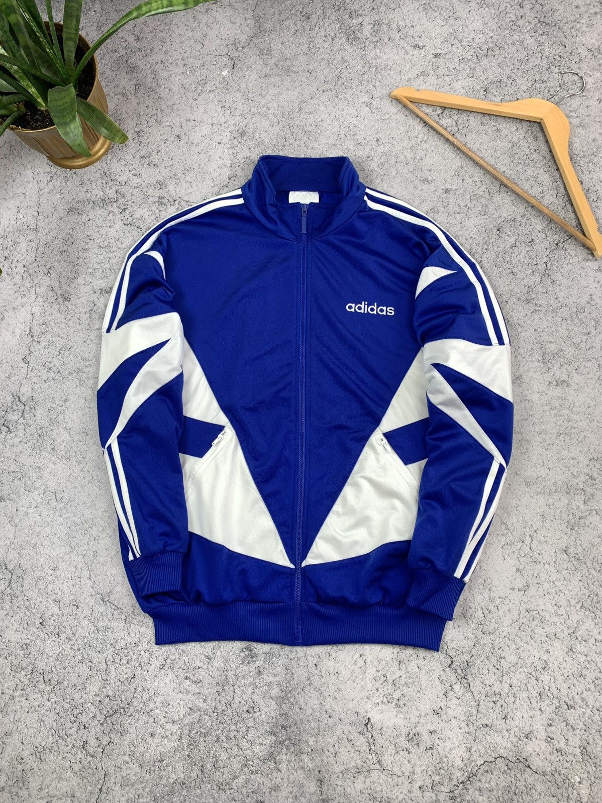 Adidas × Vintage Adidas Originals Vintage 80s Mens Full-Zip Jacket Size M-L Size US M / EU 48-50 / 2 - 3 Thumbnail