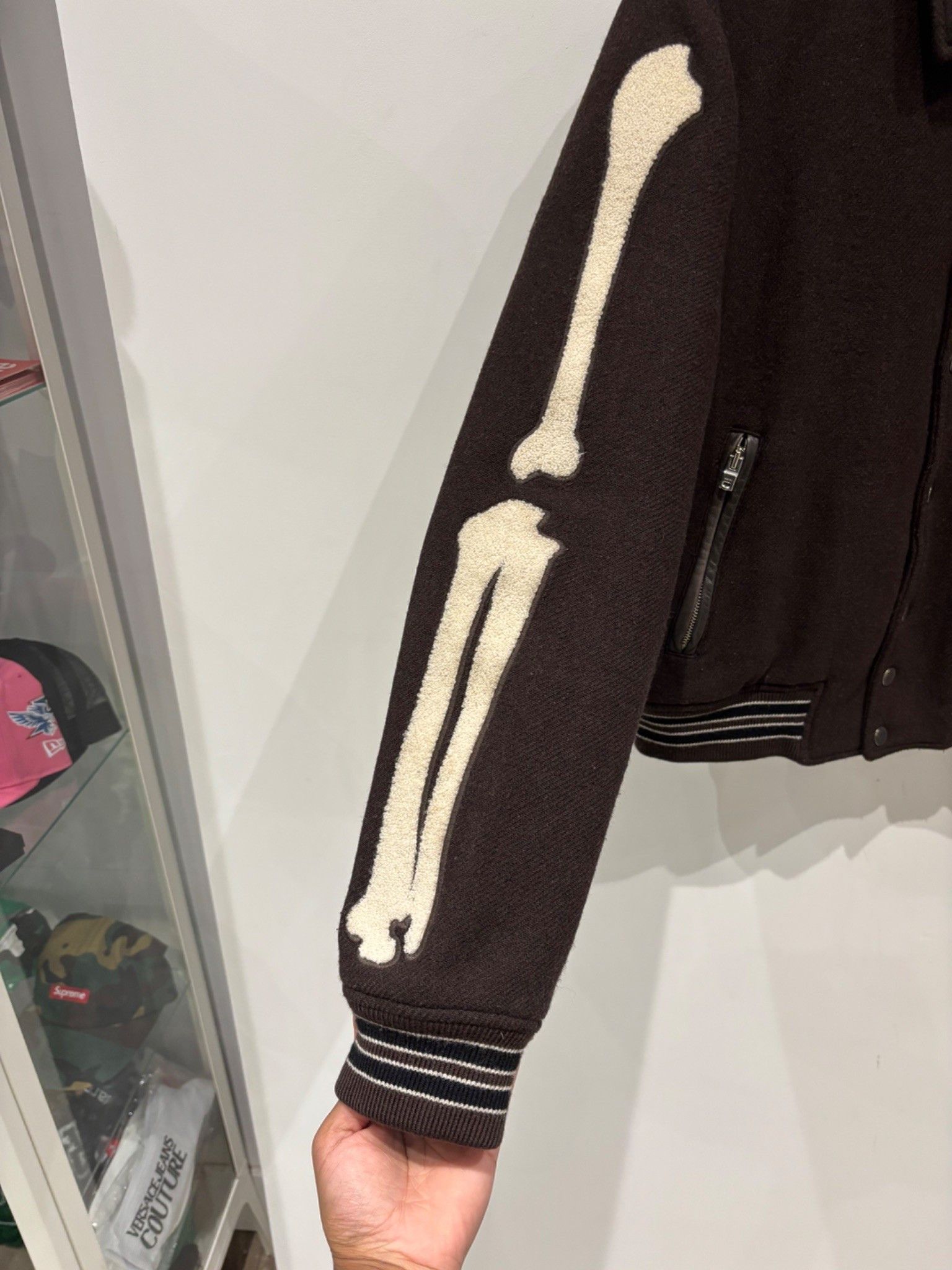 Amiri Amiri Bones Varsity Bomber Jacket Size US S / EU 44-46 / 1 - 2 Thumbnail