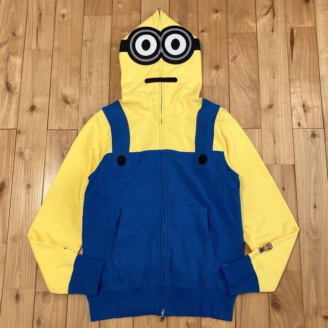 Bape BAPE × Minions Milo Full Zip Hoodie a bathing ape Size US S / EU 44-46 / 1 - 1 Thumbnail