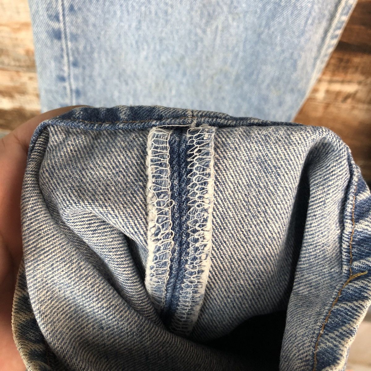 Levi's Levis 501 Blue Denim ripped vintage Pants #A2576 Size 30" / US 8 / IT 44 - 11 Thumbnail