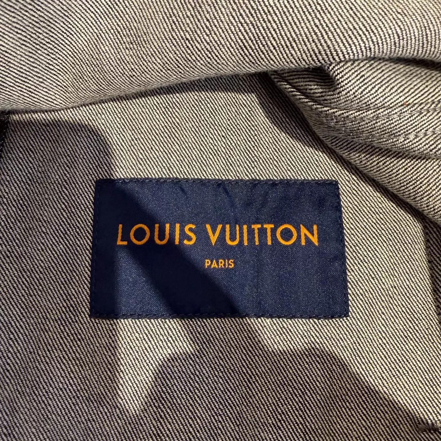 Louis Vuitton LV Black Monogram Denim Jacket 48 (New) Size US M / EU 48-50 / 2 - 5 Thumbnail
