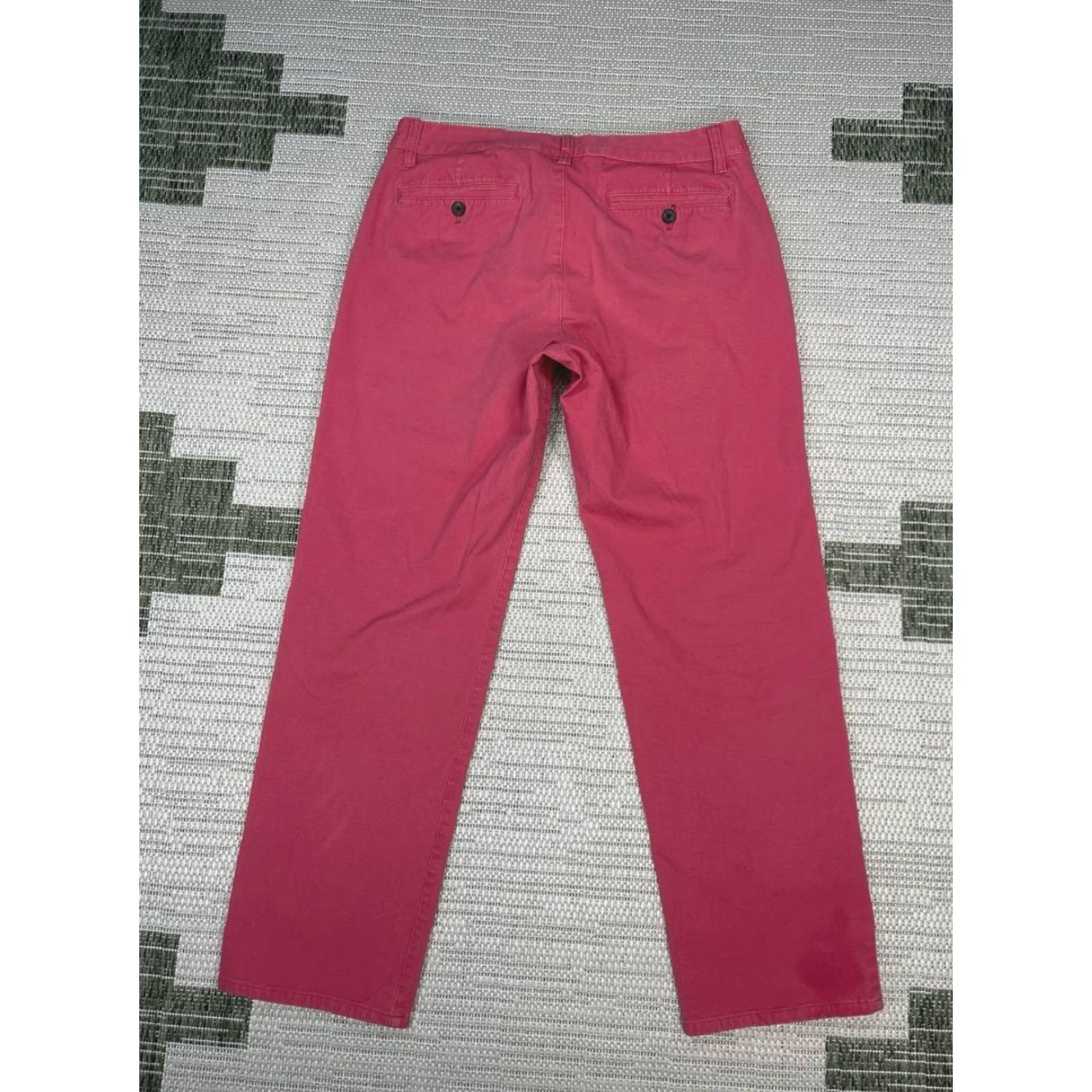 Bonobos Bonobos Chino Pants Mens 32x30 Pink Cotton Stretch Pockets Low Rise Straight Leg Size US 32 / EU 48 - 2 Thumbnail