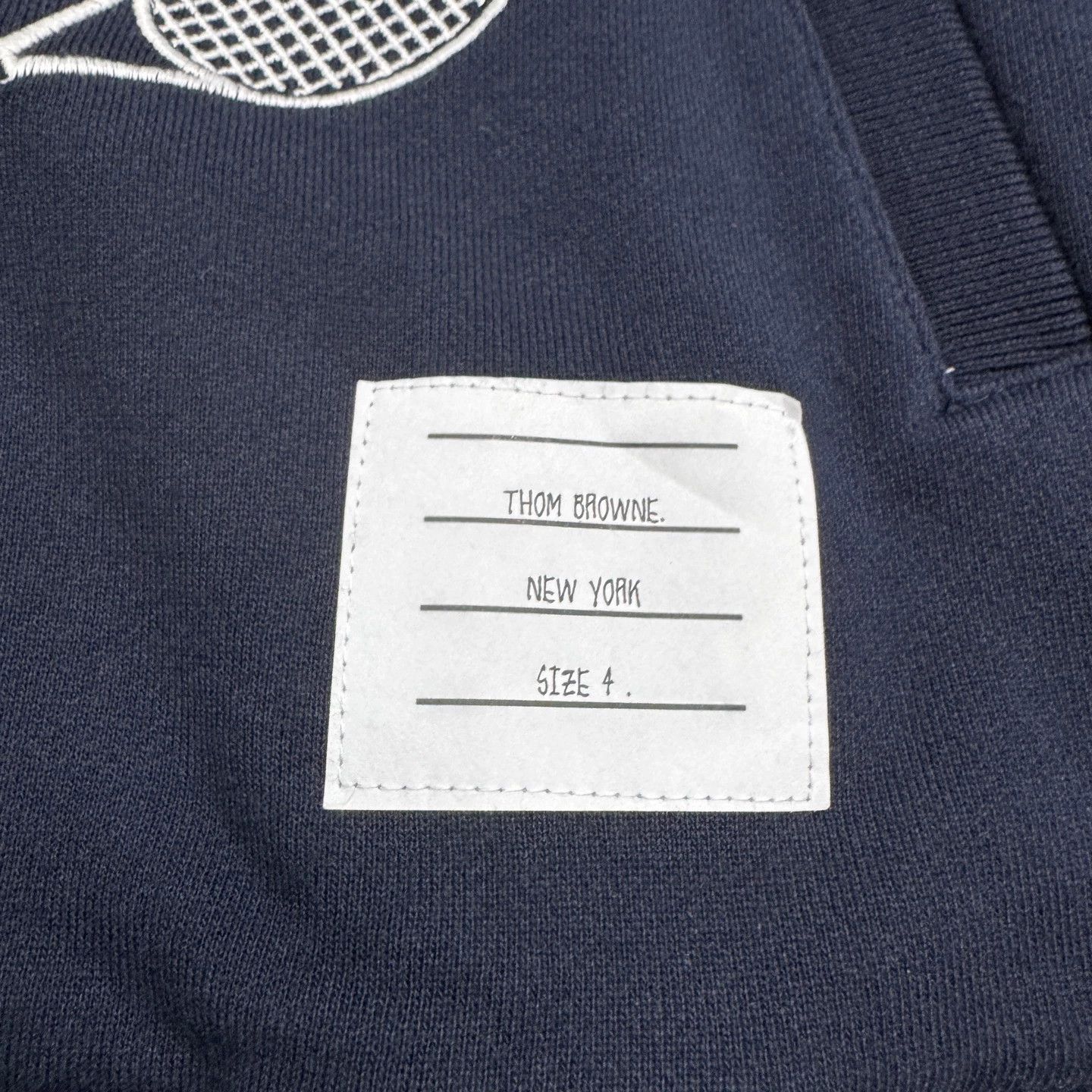Thom Browne Thom Browne Tennis Racket Embroidered Hoodie 4 Size US XL / EU 56 / 4 - 2 Thumbnail