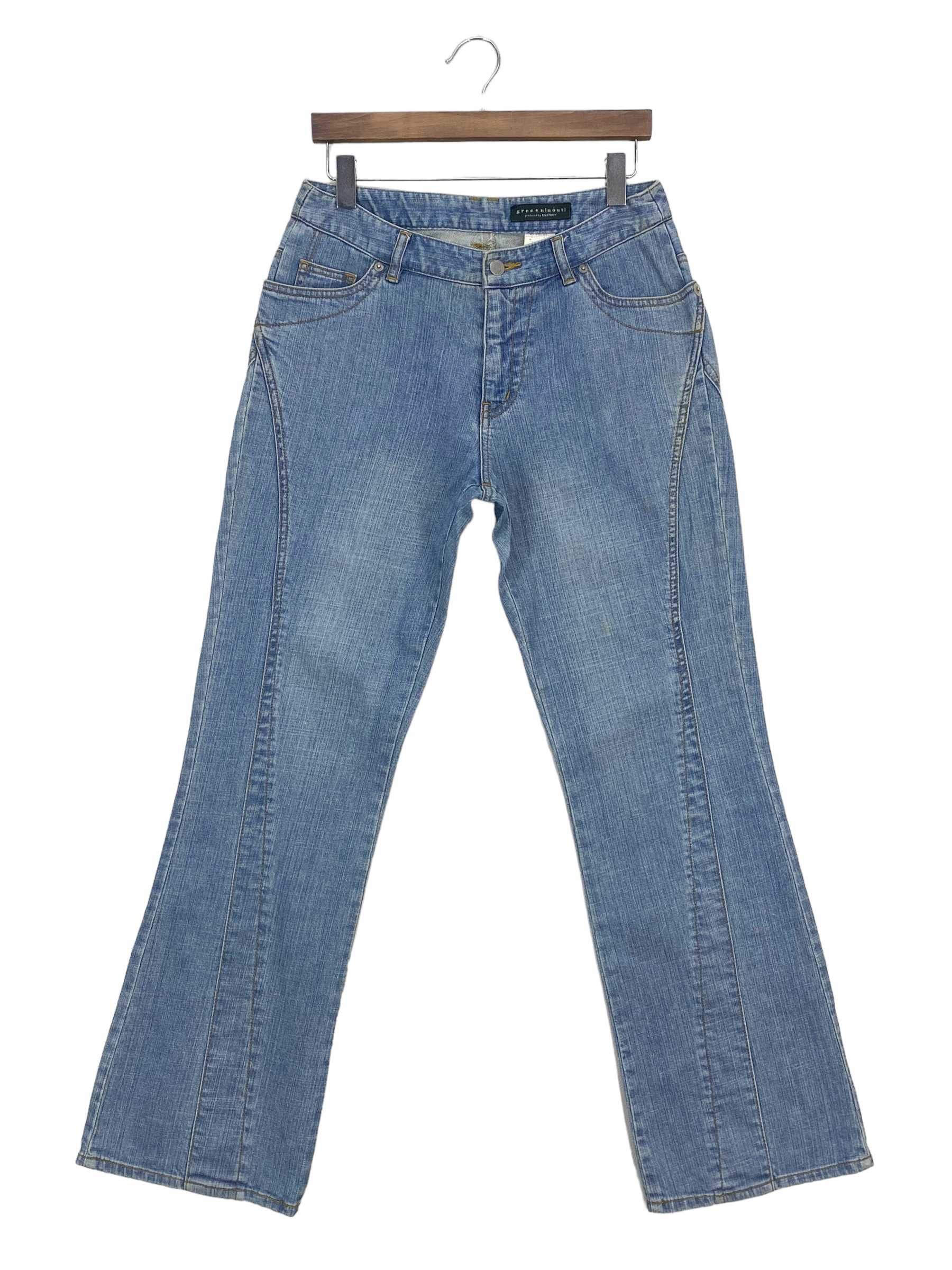 Japanese Brand Greenout East Boy Flare Jeans Size US 30 / EU 46 - 2 Thumbnail