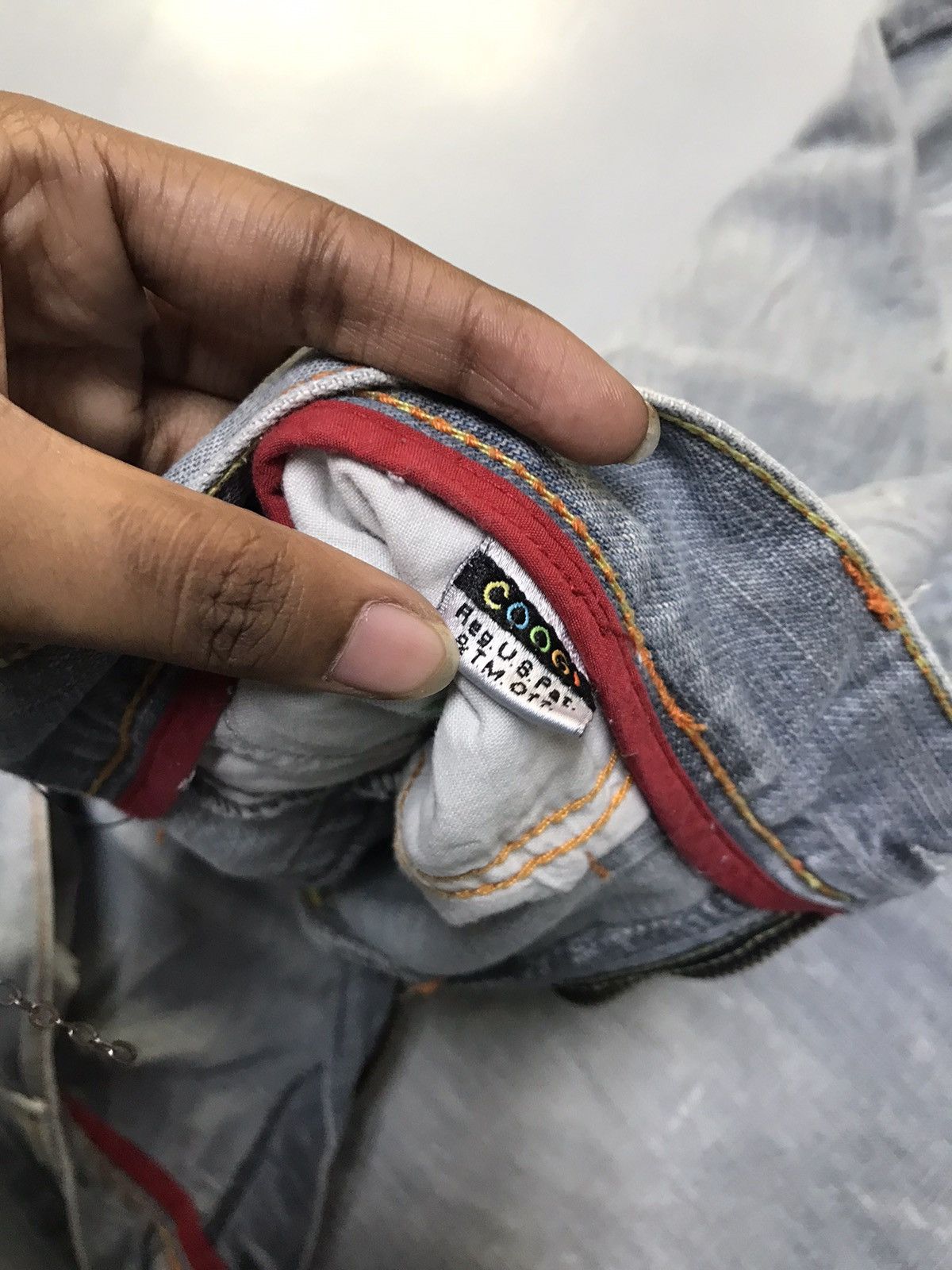 Coogi Vintage Coogi embroidered denim jort Size US 38 / EU 54 - 10 Thumbnail