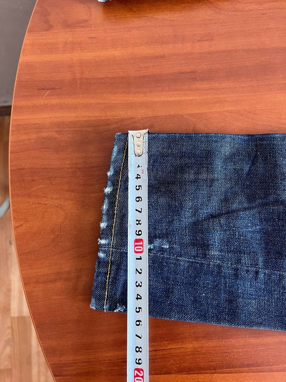 Dsquared2 2017 DSQUARED 2 BLUE ARTIFICIALLY WORN SEXY TWIST PANTS 46 Size US 44 / EU 60 - 17 Thumbnail