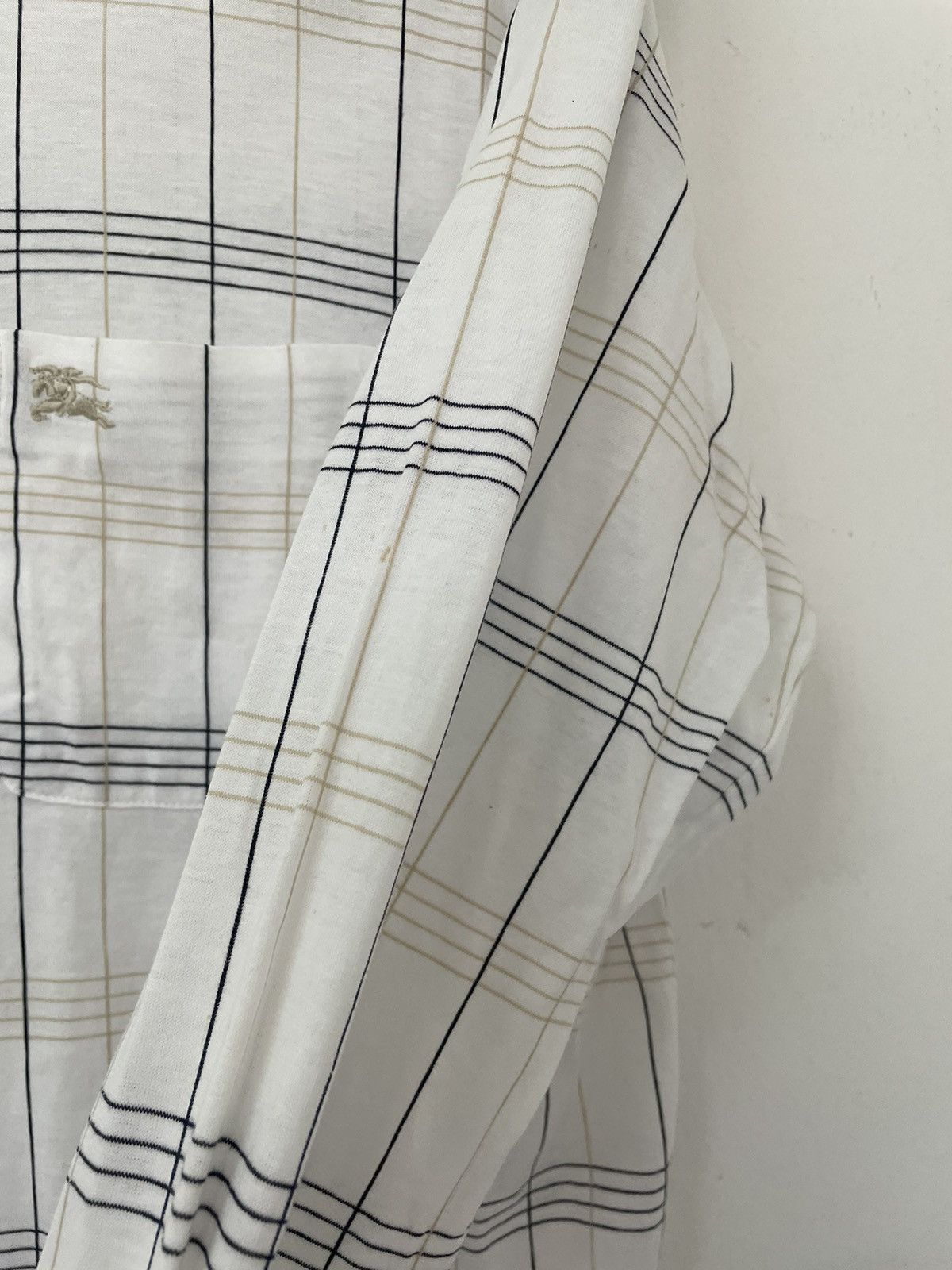 Burberry × Vintage BURBERRYS VINTAGE CHECKERED POLO TEE Size US S / EU 44-46 / 1 - 6 Thumbnail