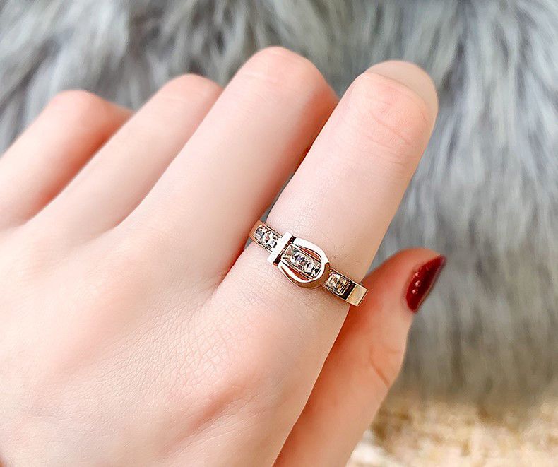 Jewelry Vintage Belt Buckle Ring Size ONE SIZE - 4 Thumbnail