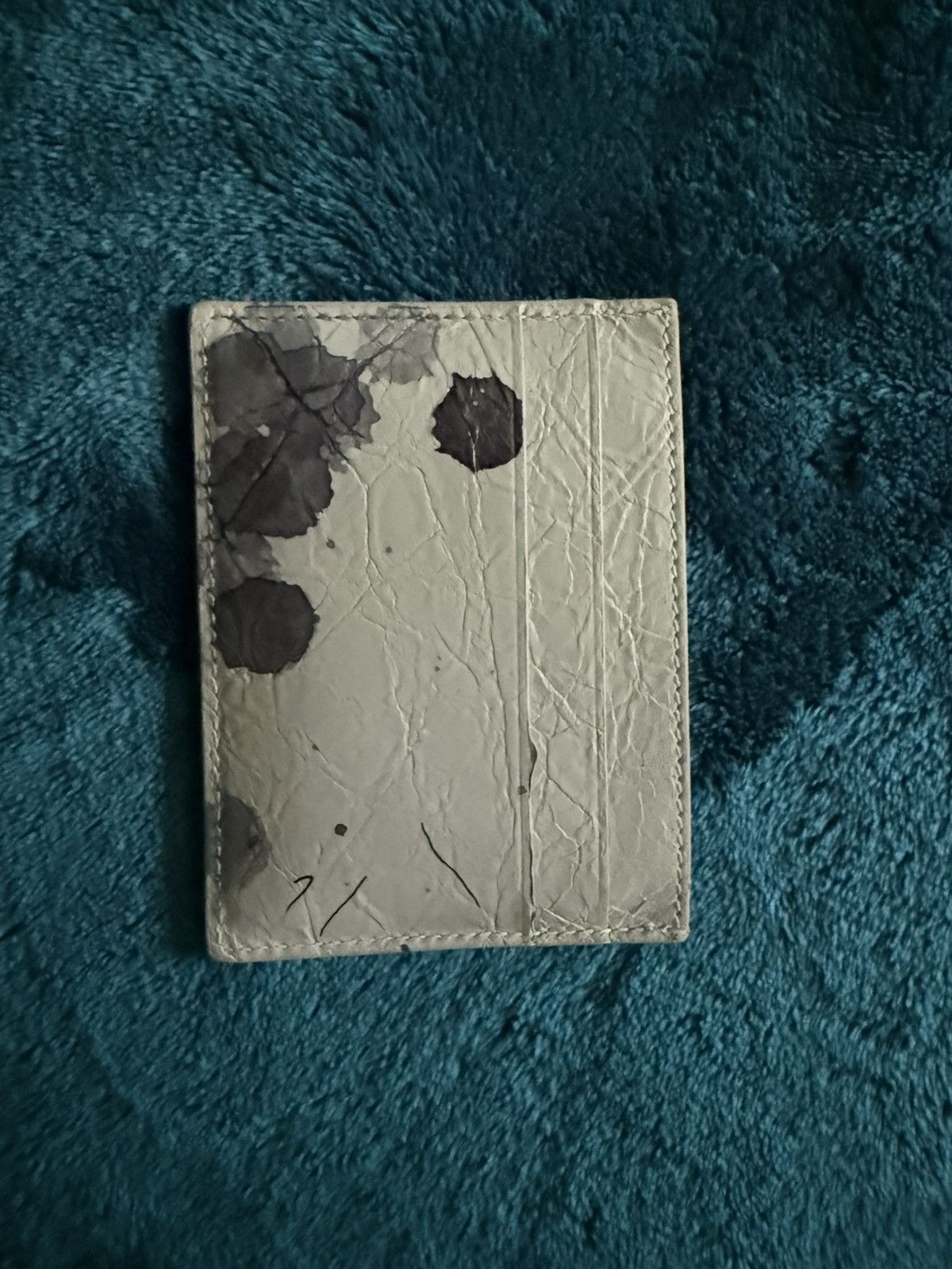 Balenciaga balenciaga paint splatter cardholder Size ONE SIZE - 4 Thumbnail