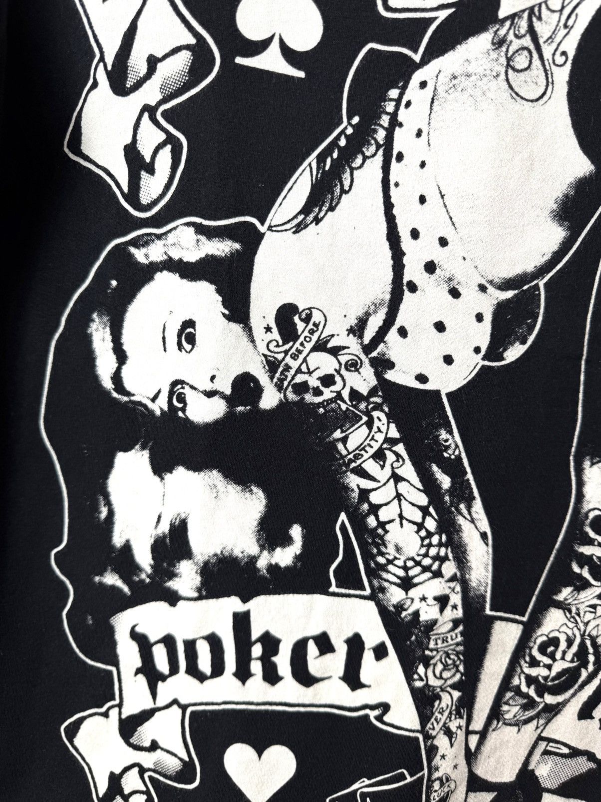 Ed Hardy Vintage Tattooed Sexy Girl T Shirt Casino Pocker Size US S / EU 44-46 / 1 - 6 Thumbnail