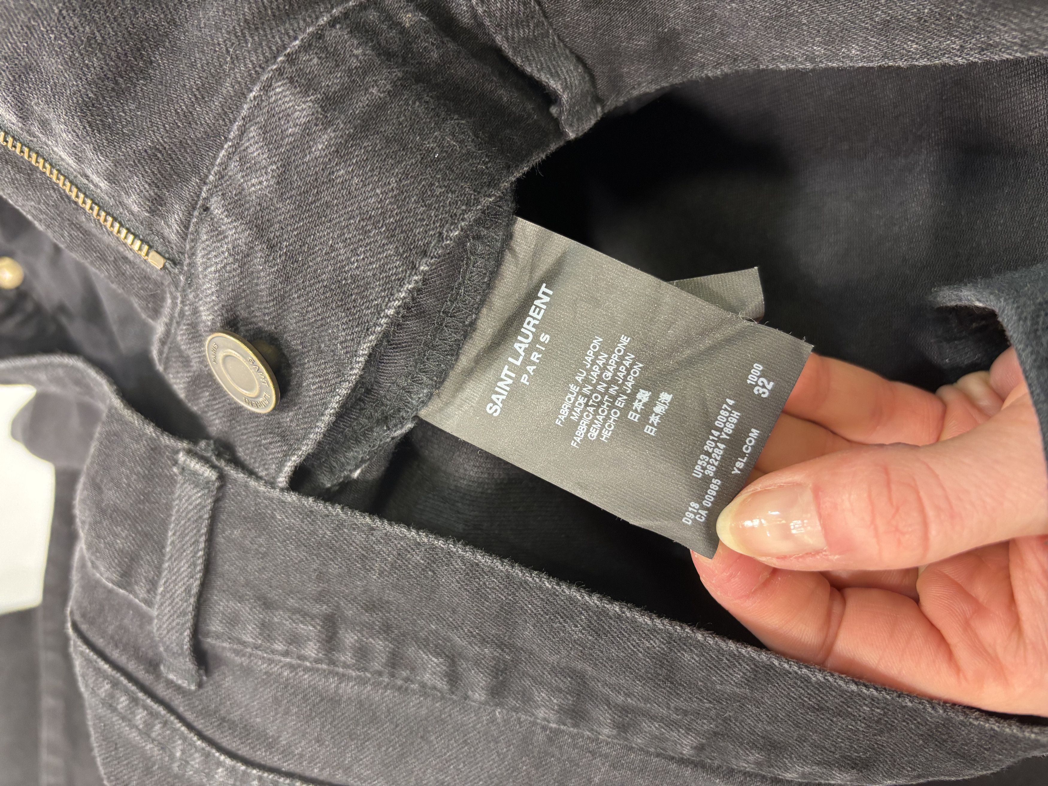Saint Laurent Paris Saint Laurent Distressed Black Pants Size US 32 / EU 48 - 3 Thumbnail