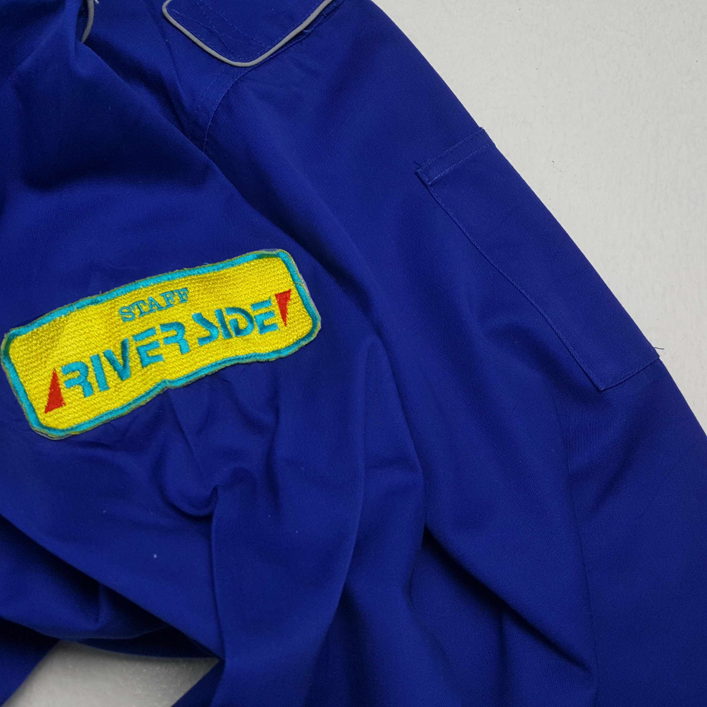 Vintage RIVER SIDE STAFF Workwear Style Coverall Jacket Size US L / EU 52-54 / 3 - 11 Thumbnail