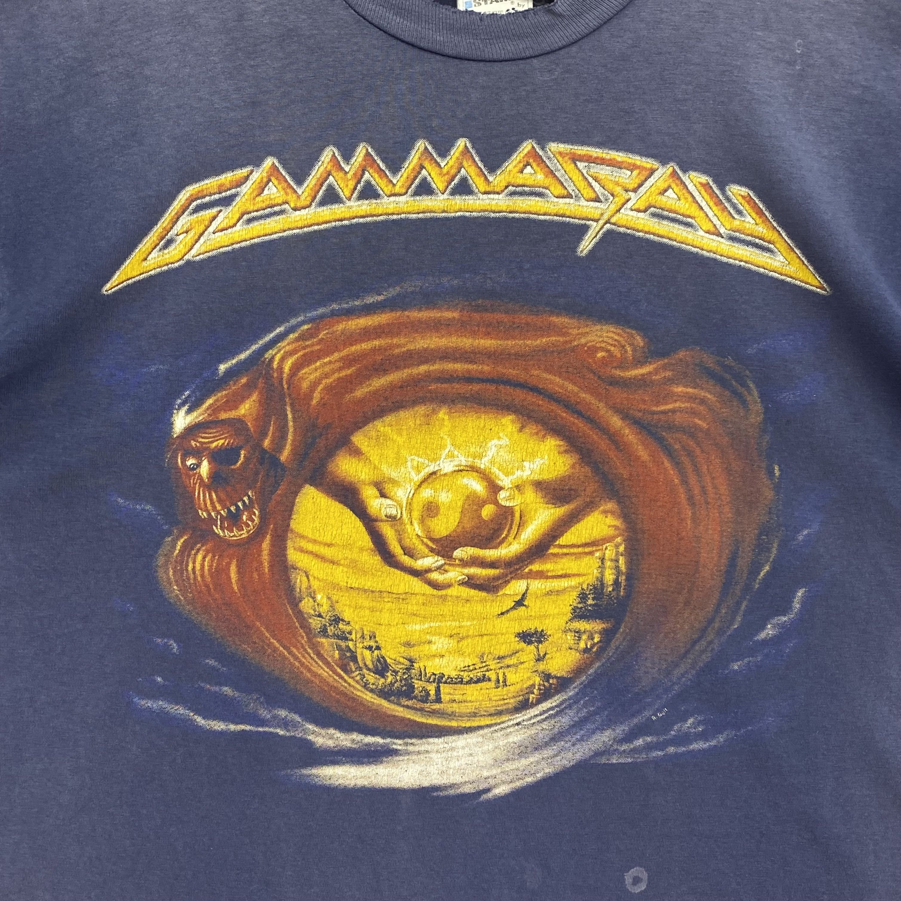 Band Tees × Vintage Vintage 90s Gamma Ray T-Shirts Rock Band on Mission Tee Size US L / EU 52-54 / 3 - 3 Thumbnail