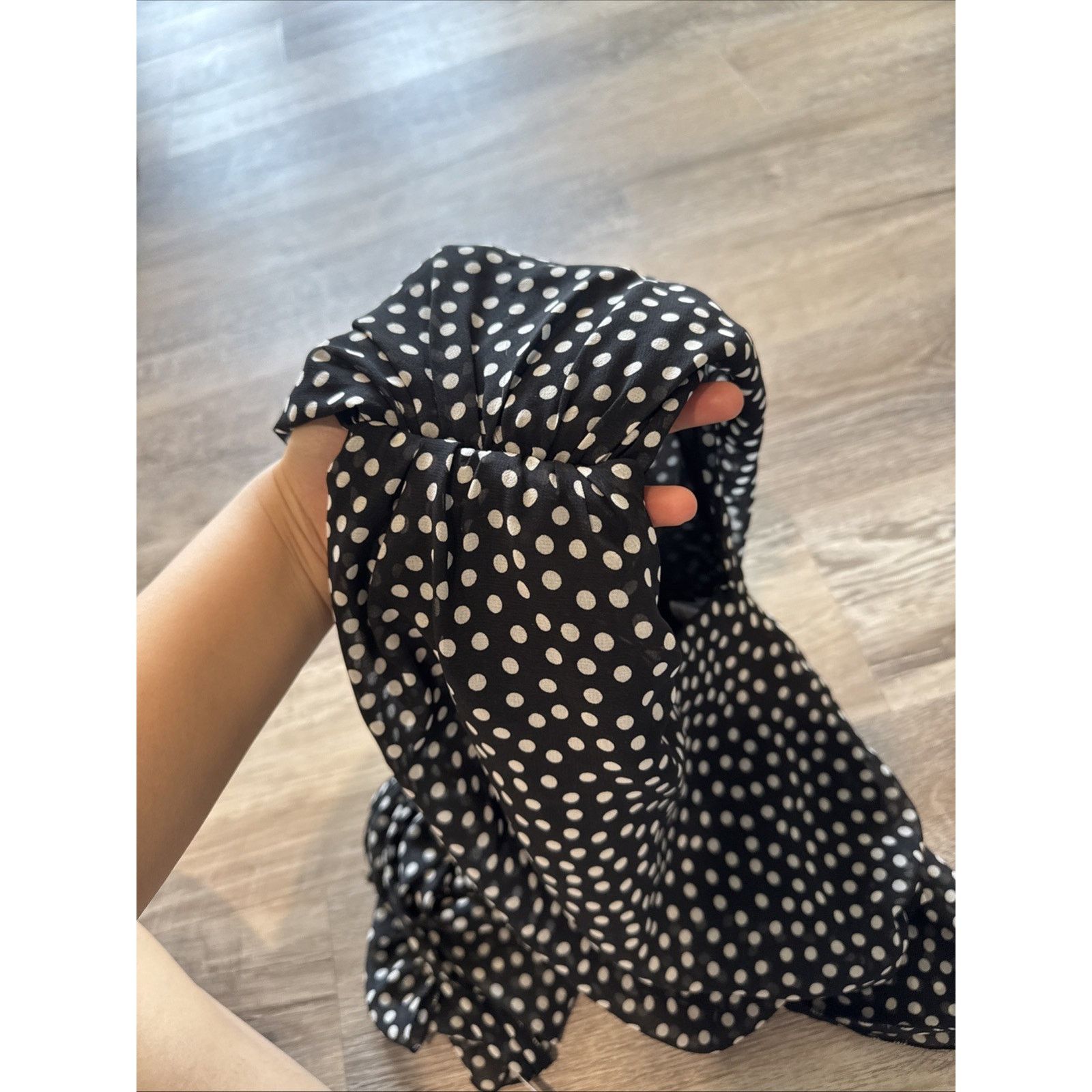 Zara Zara Asymmetric Polka Top Size Xs Brand New With Tag Size XS / US 0-2 / IT 36-38 - 8 Thumbnail