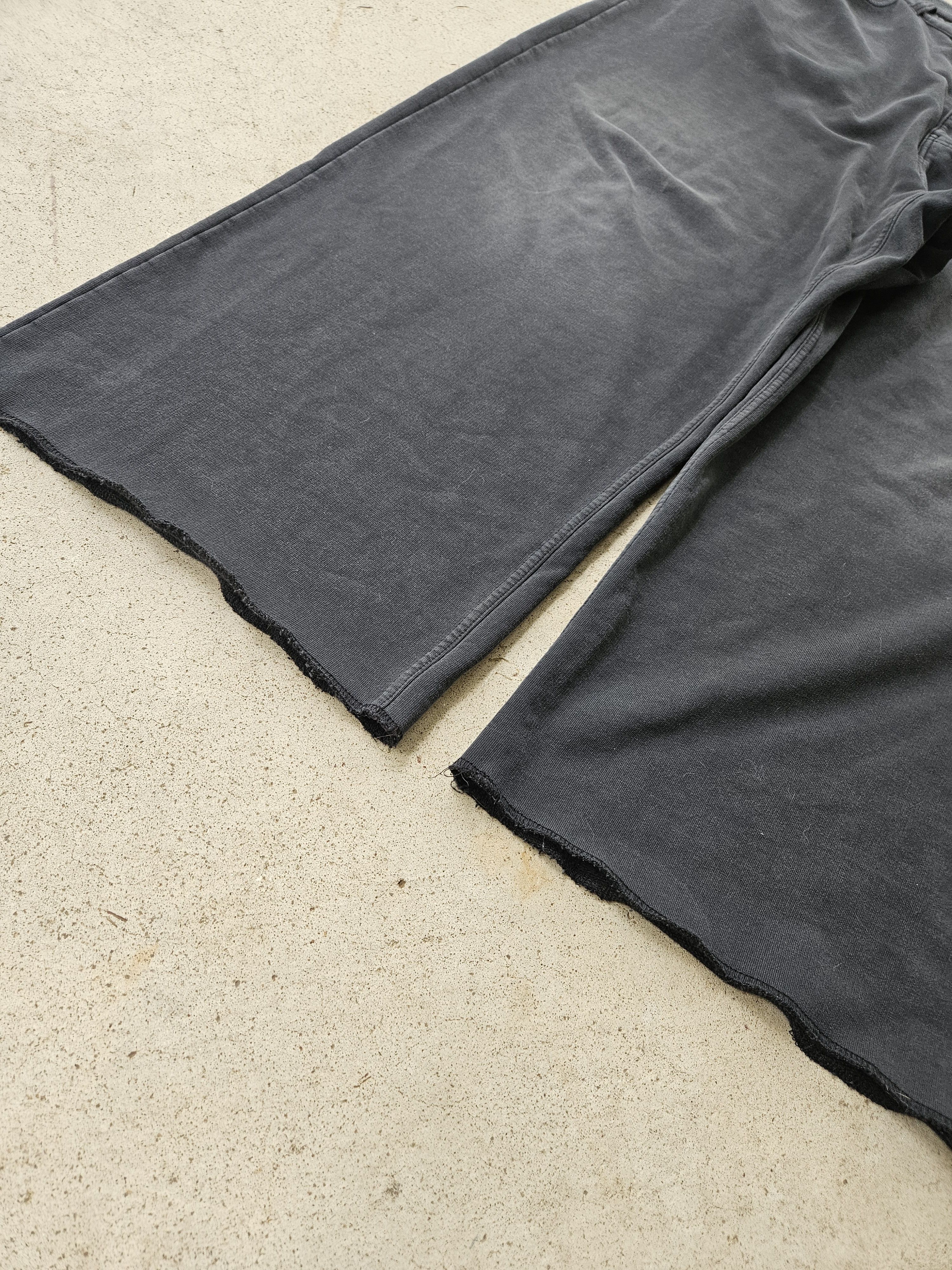 Balenciaga FW22 Gray Trompe-l'œil Denim Print Sweatpants Size US 40 / EU 56 - 6 Thumbnail