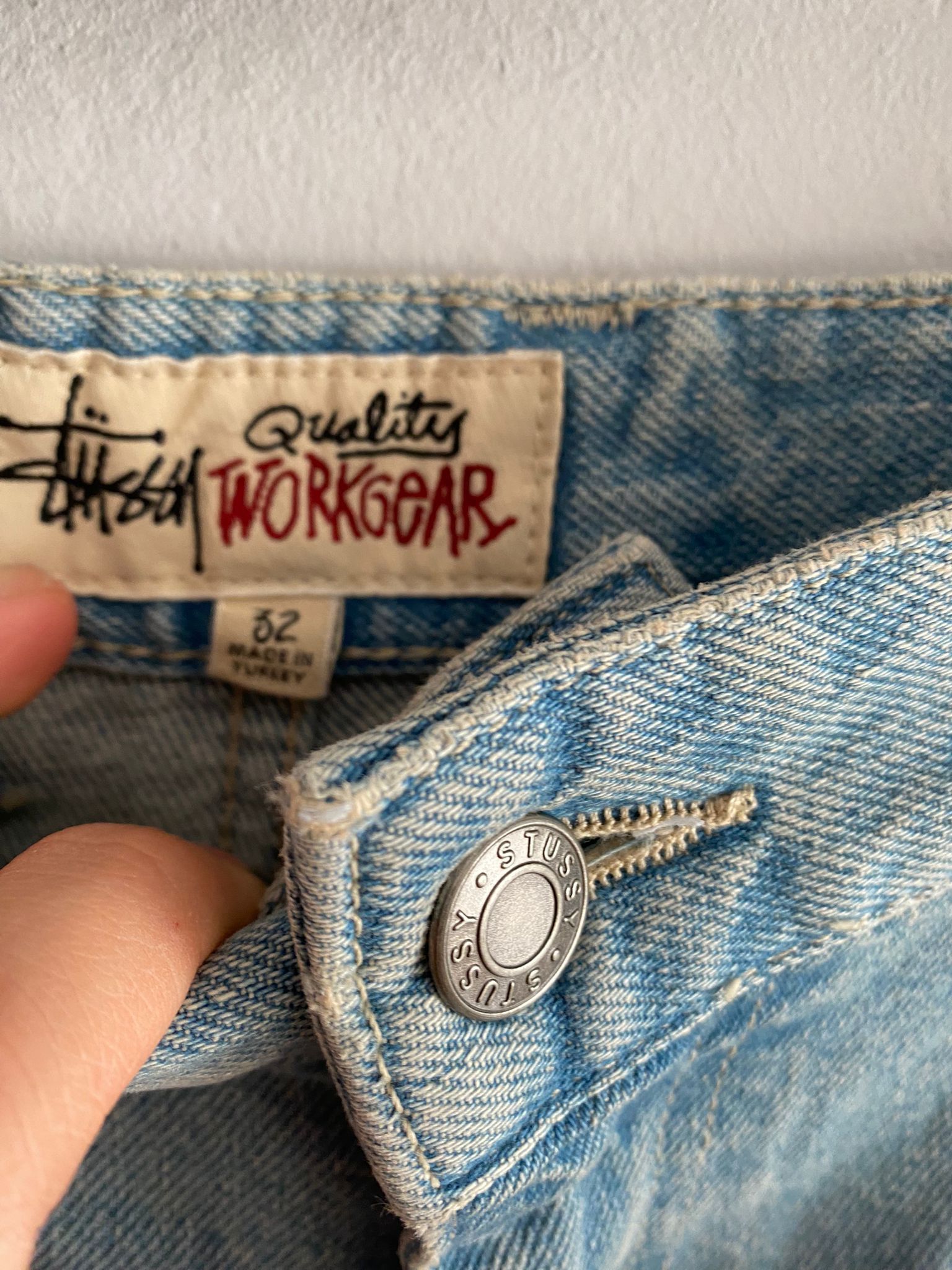 Stussy Double Knee Denim Pants Size US 32 / EU 48 - 9 Thumbnail