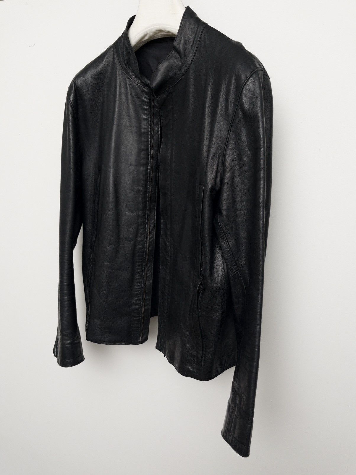 M0851 m0851 Minimal Leather Moto Jacket Size US M / EU 48-50 / 2 - 8 Thumbnail