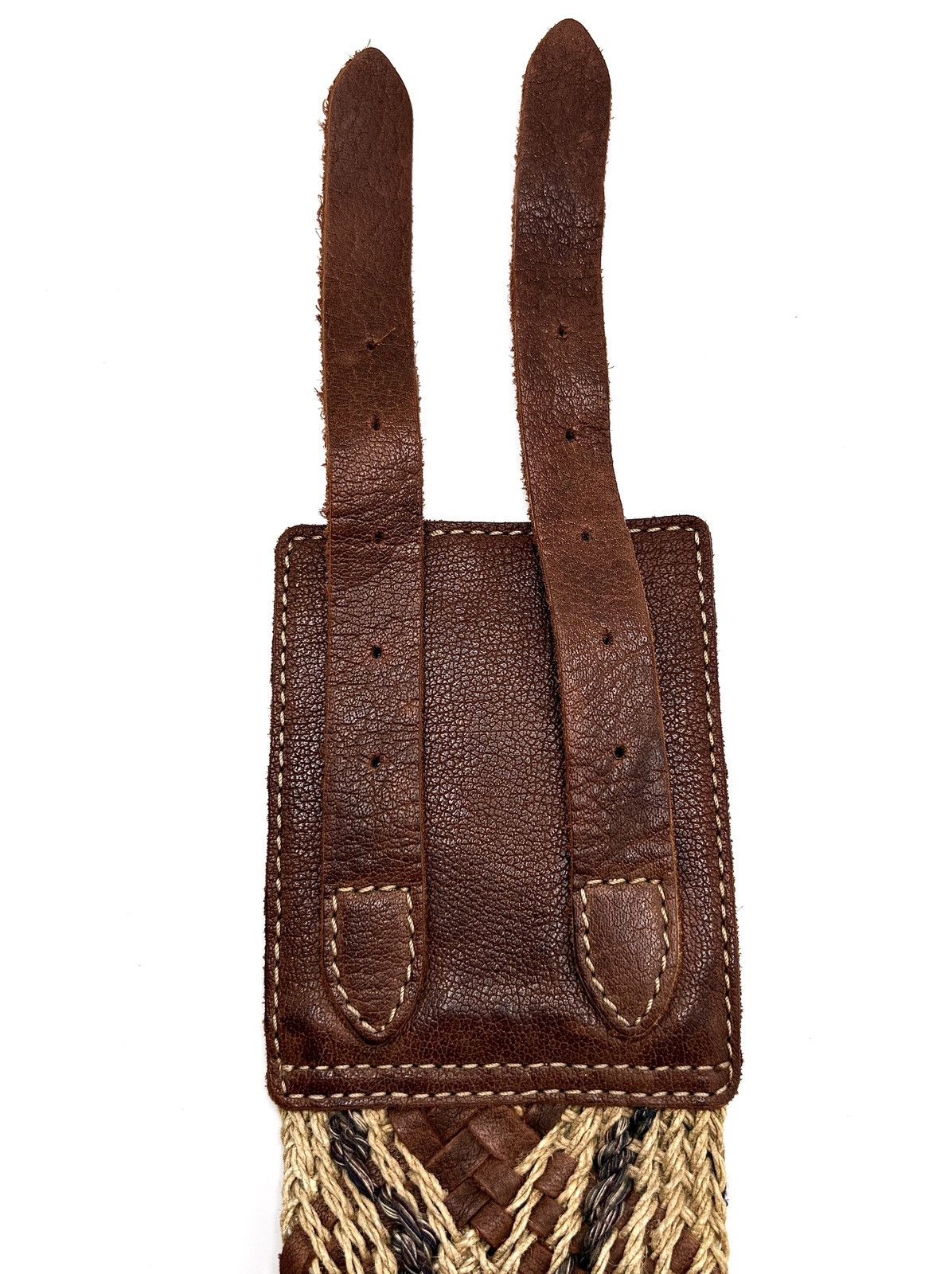 Allsaints AllSaints Spitalfields Woven Double Leather Belt Size ONE SIZE - 8 Thumbnail