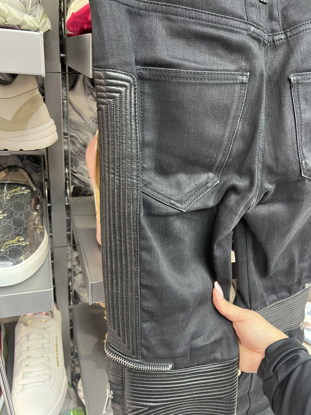 Saint Laurent Paris Saint Laurent Black Zipper Jeans Size US 28 / EU 44 - 7 Thumbnail