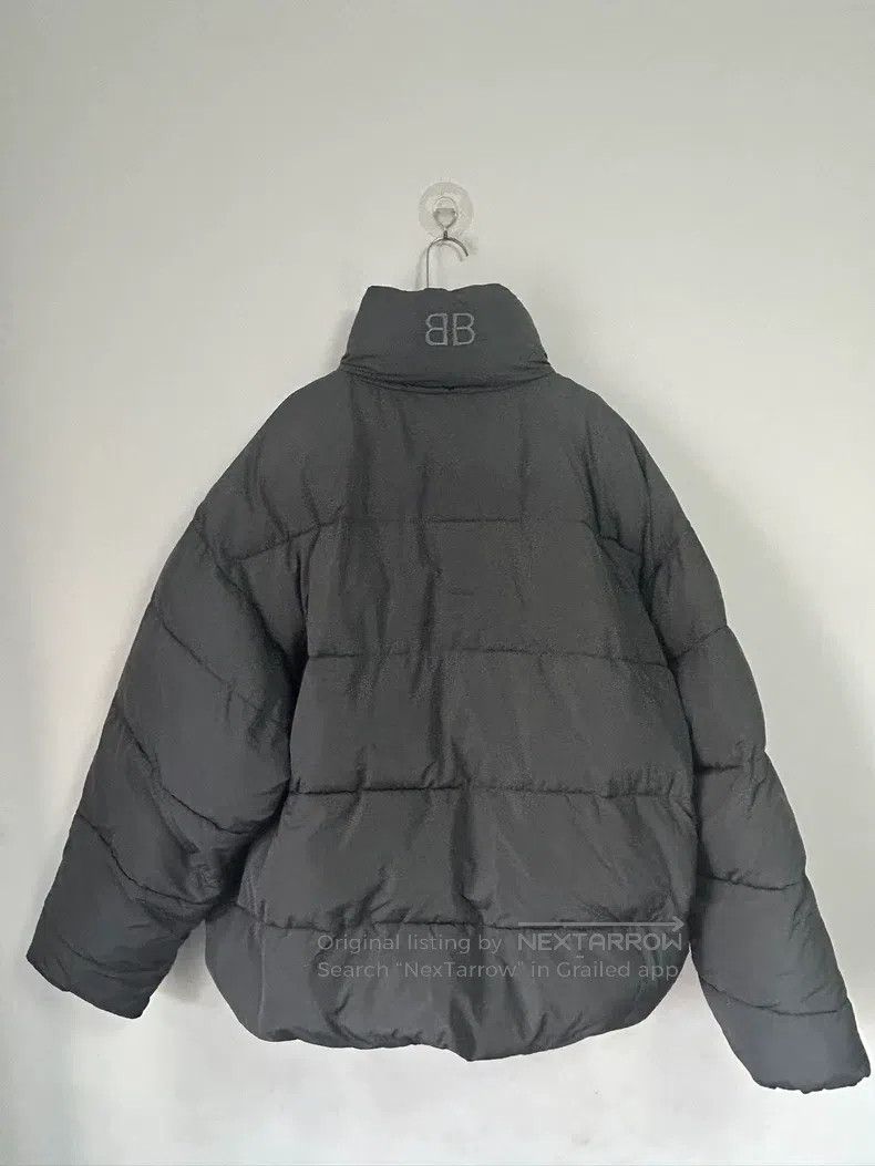Balenciaga Balenciaga Black Double B Embroidered Puffer Jacket Size US M / EU 48-50 / 2 - 2 Thumbnail