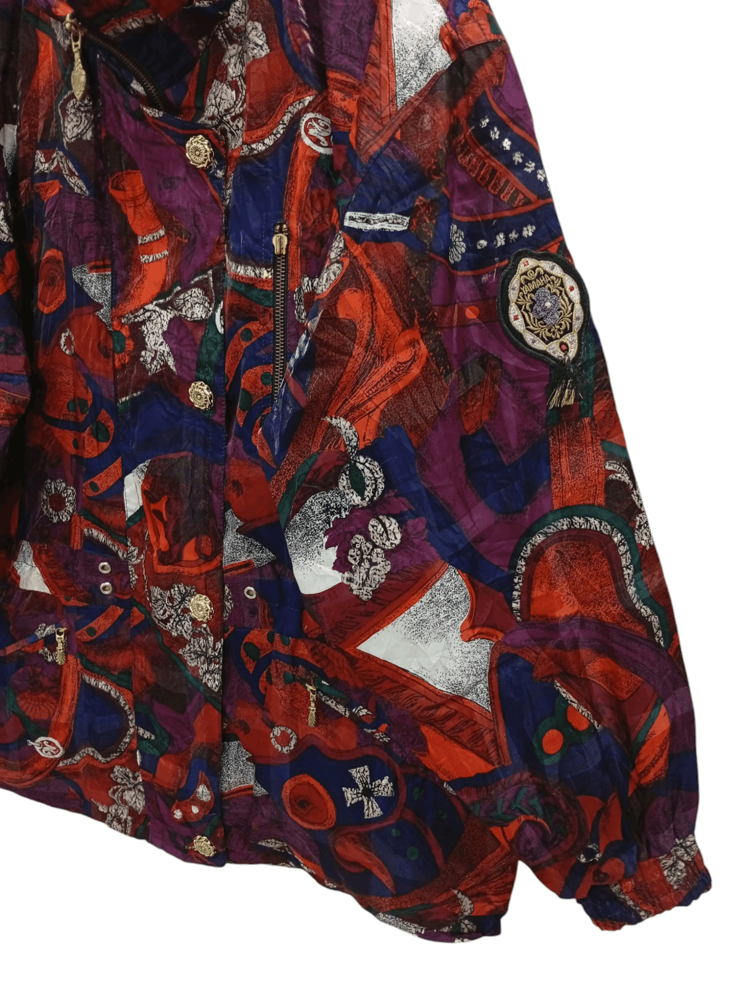 Vintage × Yamaha 🔥🔥Vintage Yamaha Ladies Full Print Jacket Size XL / US 12-14 / IT 48-50 - 12 Thumbnail
