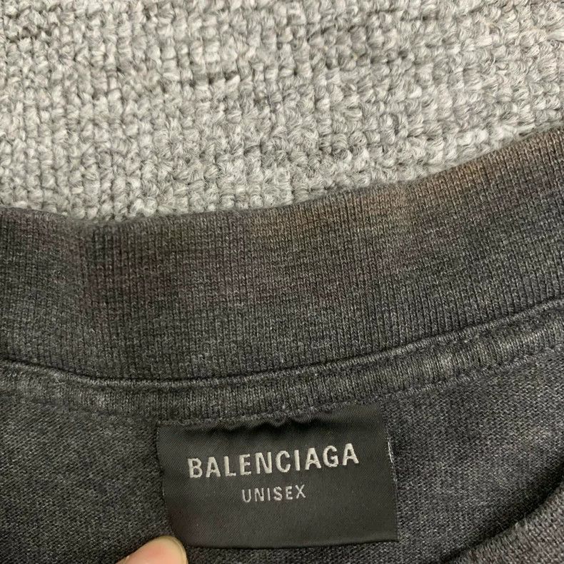 Other Balenciaga Black wash-made used tape textured paper short Size US L / EU 52-54 / 3 - 6 Thumbnail