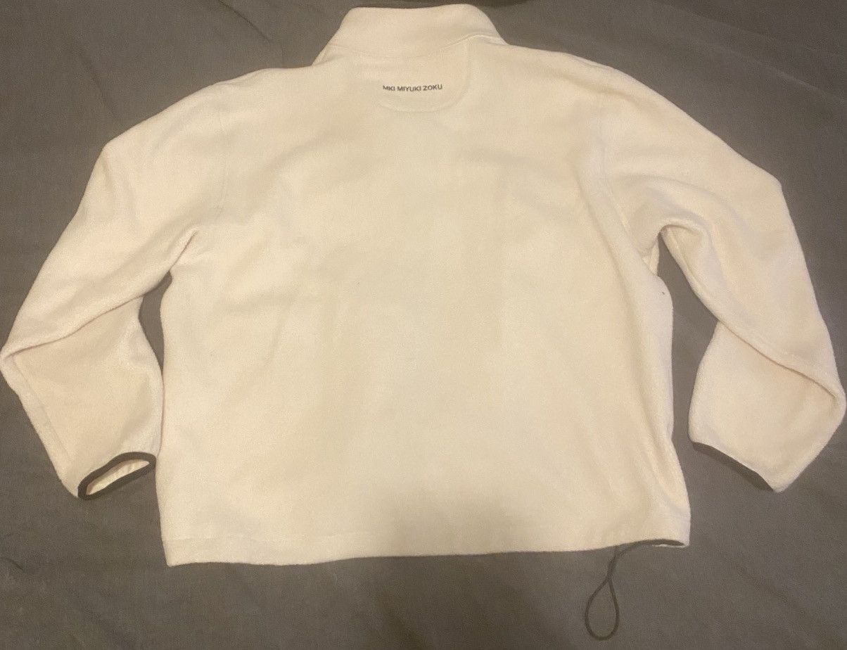 Japanese Brand × Mki Miyuki Zoku MKI MIYUKI ZOKU White Fleece Jacket Size US M / EU 48-50 / 2 - 2 Thumbnail