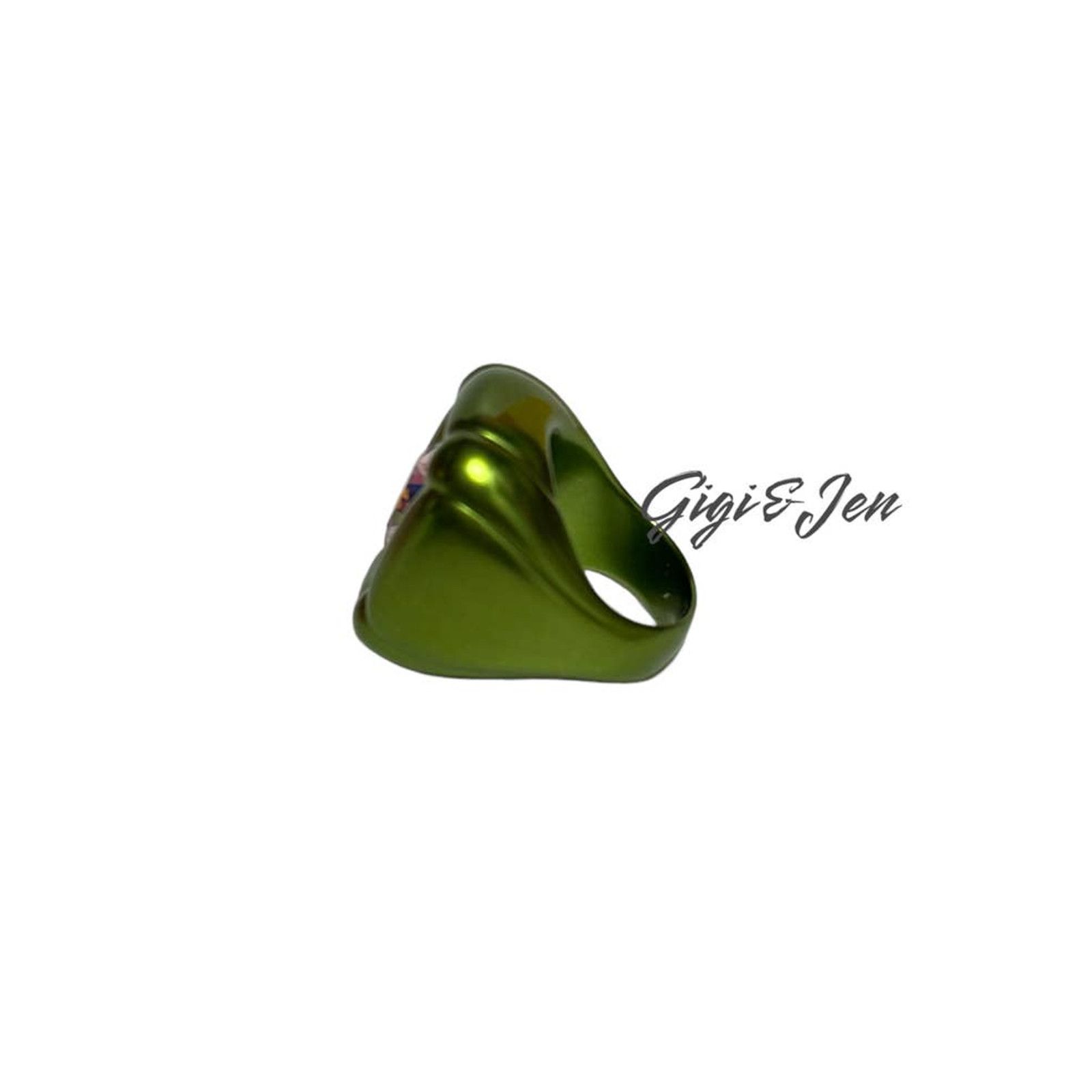 Swarovski Swarovski Dulcis Cocktail Ring sizen 58 / 8 Green New Size ONE SIZE - 5 Thumbnail