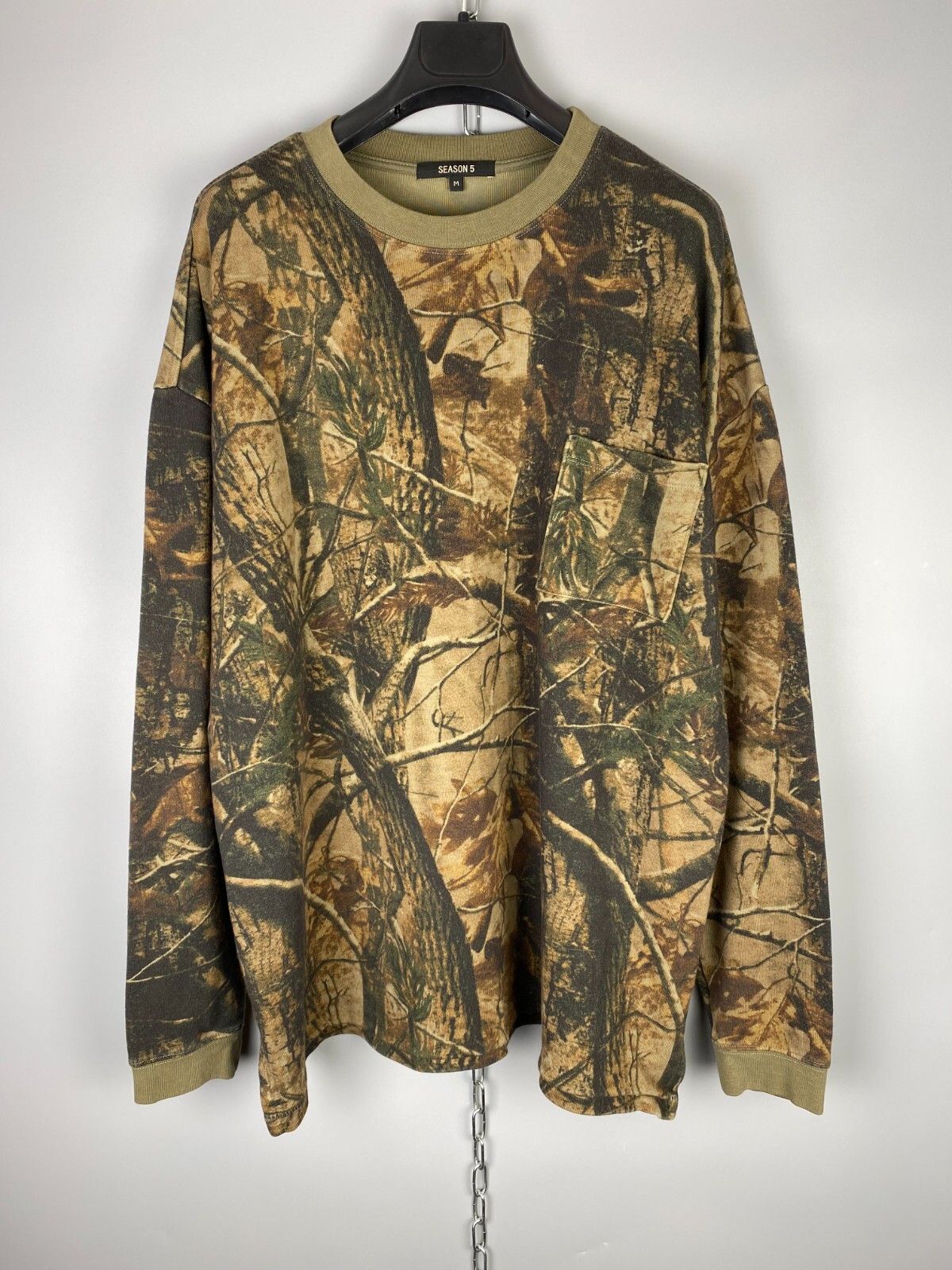 Yeezy Season 5 Yeezy Season Camo Forest Crew Sweatshirt Size US L / EU 52-54 / 3 - 1 Thumbnail