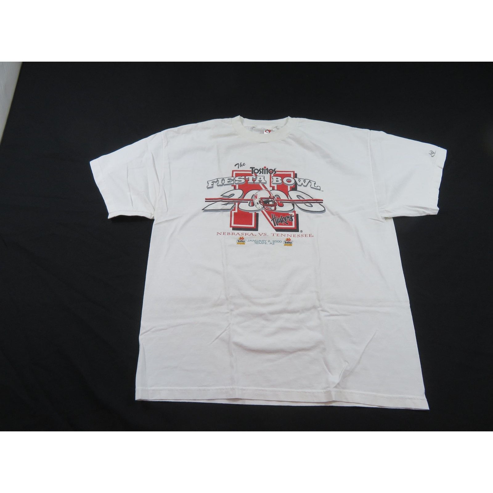 Other Huskers vs Tennessee Fiesta Bowl 2000 T-Shirt White Sz 2XL Size US XXL / EU 58 / 5 - 1 Thumbnail
