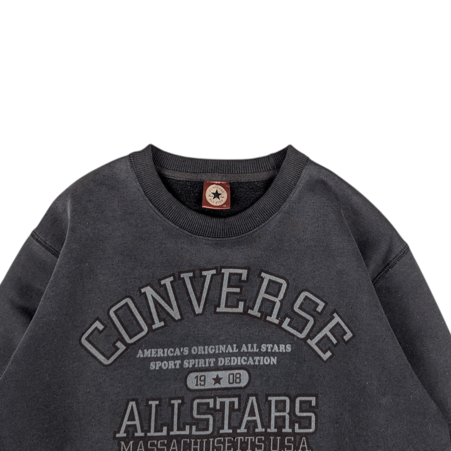Converse Vintage 2000's CONVERSE All Star Big Image Sweatshirt Size US S / EU 44-46 / 1 - 7 Thumbnail