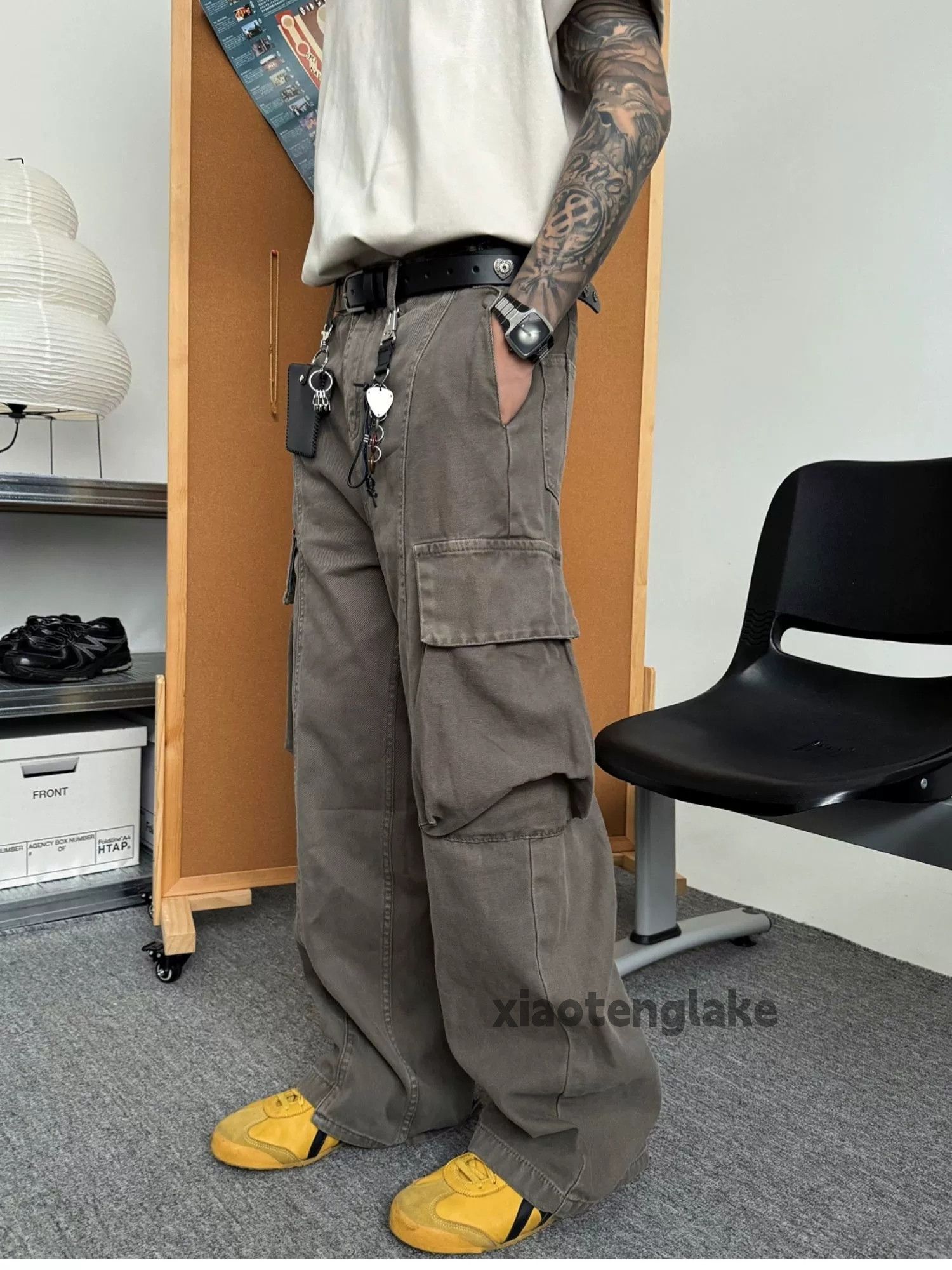 Designer × Japanese Brand × Vintage washed faded cleanfit patchwork outdoor cargo pants Size US 30 / EU 46 - 12 Thumbnail
