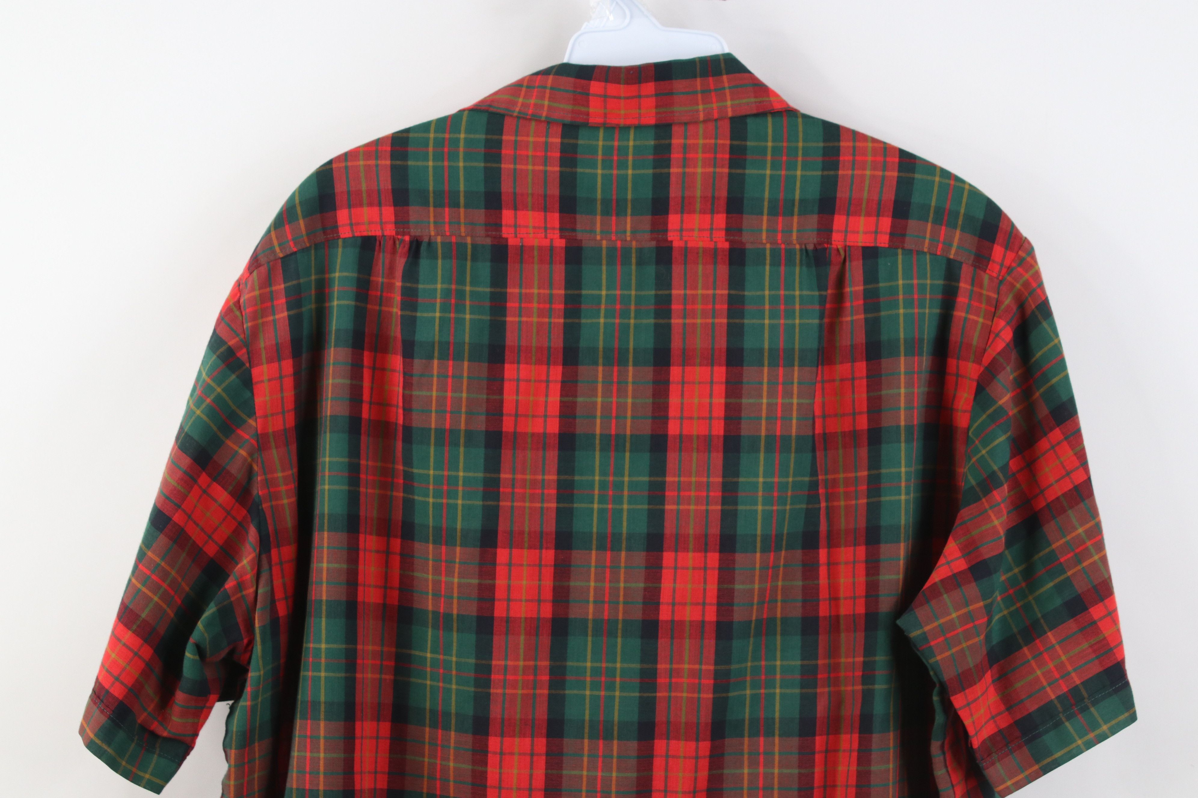 Vintage Vintage 50s Rockabilly Short Sleeve Button Shirt Plaid USA Size US M / EU 48-50 / 2 - 9 Thumbnail