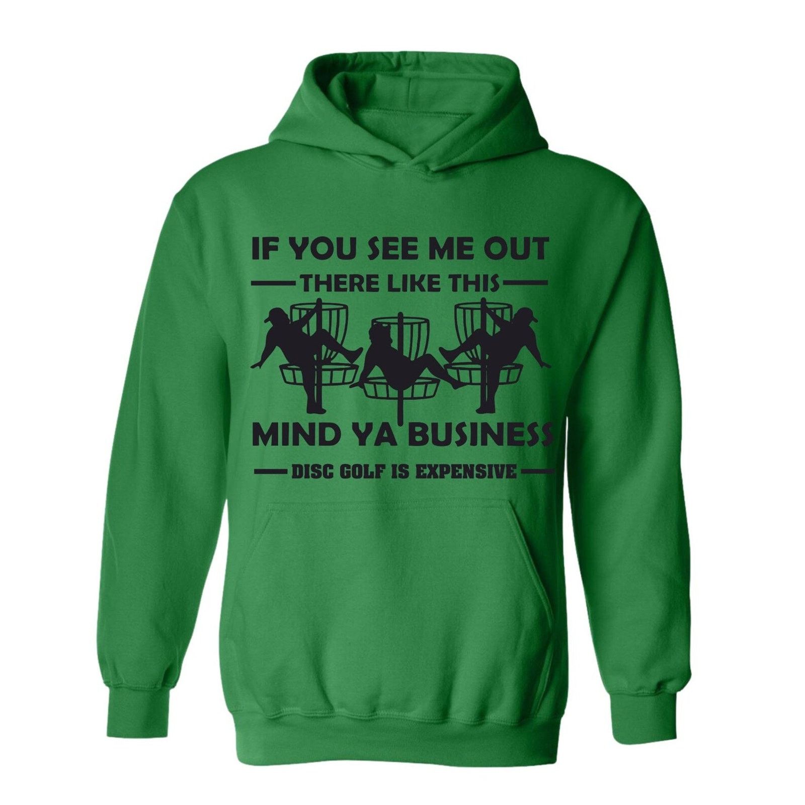 Gildan Disc Golf Hoodie Discgolf Is Expensive Funny Stripper Mens Size US L / EU 52-54 / 3 - 10 Thumbnail