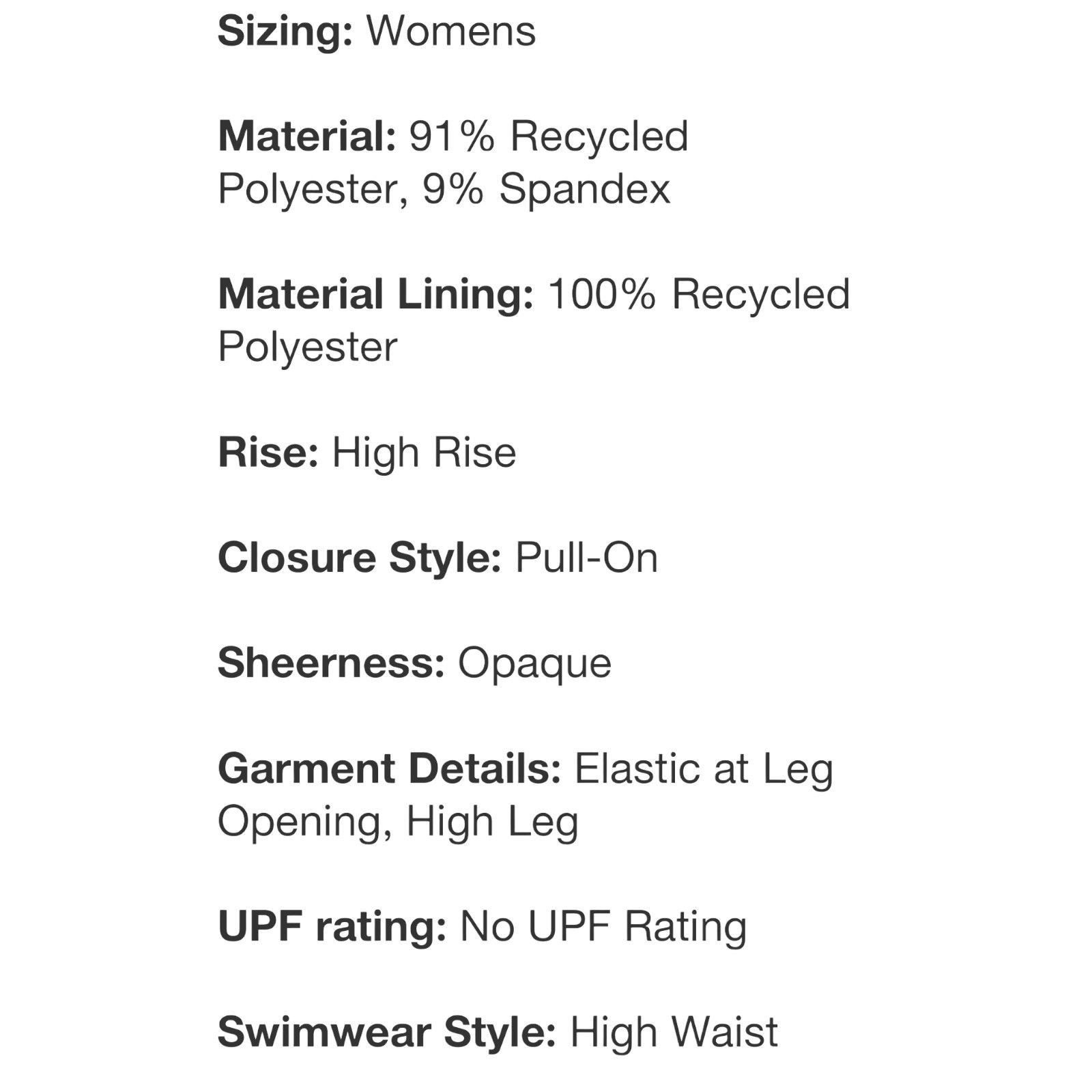 Other Shade & Shore-Women's High Waist Extra Cheeky High Leg Jacqu Size ONE SIZE - 8 Thumbnail